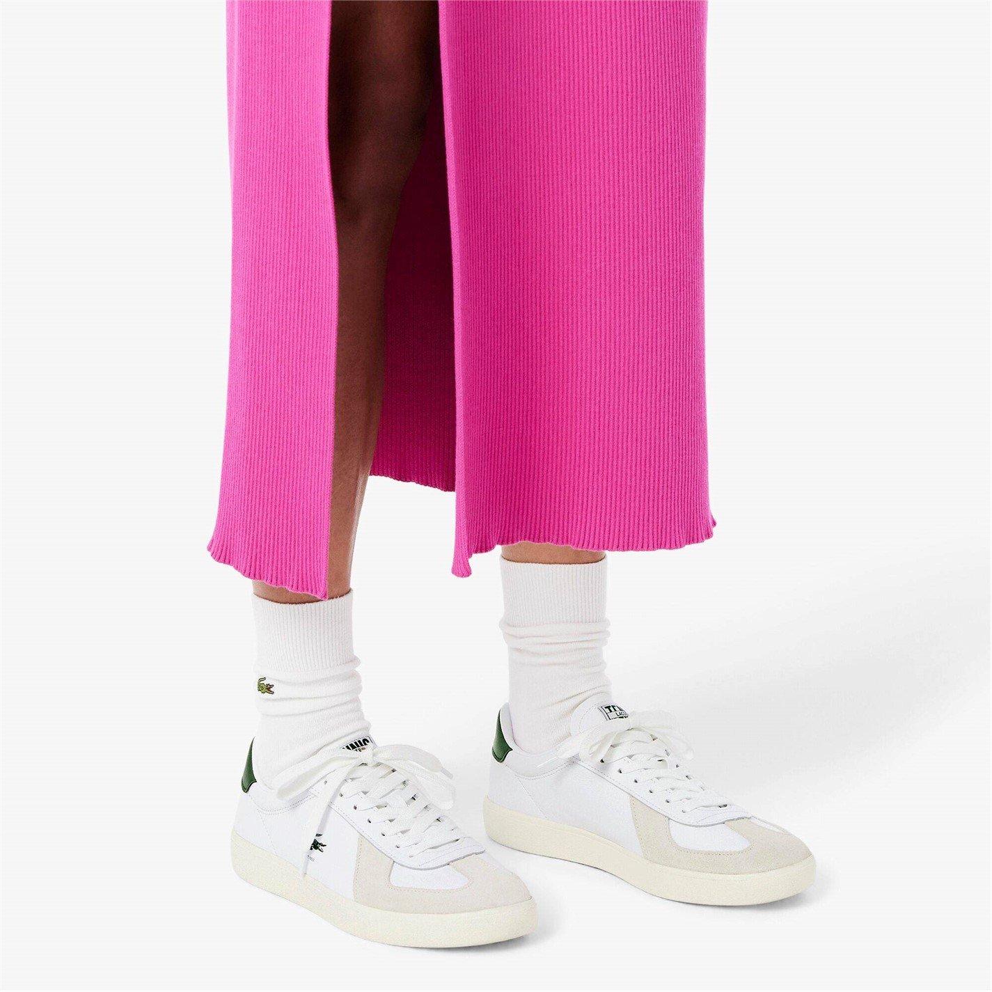 White - Lacoste - Baseshot Pro Low Trainers - 2