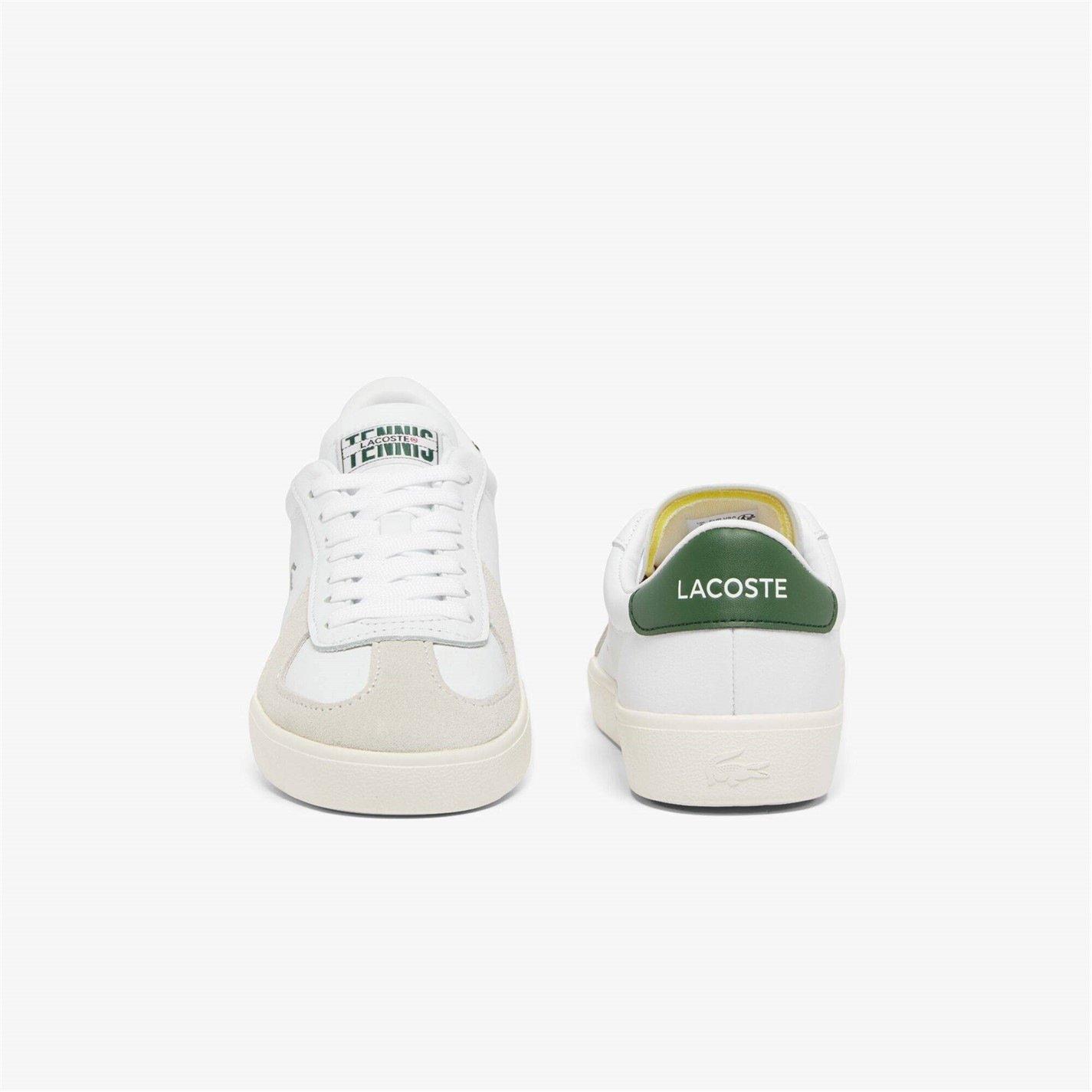 White - Lacoste - Baseshot Pro Low Trainers - 5