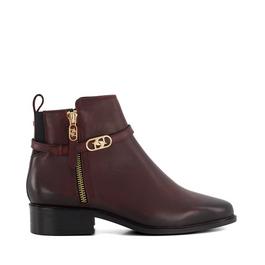 Dune Pup Flat Ankle Boots