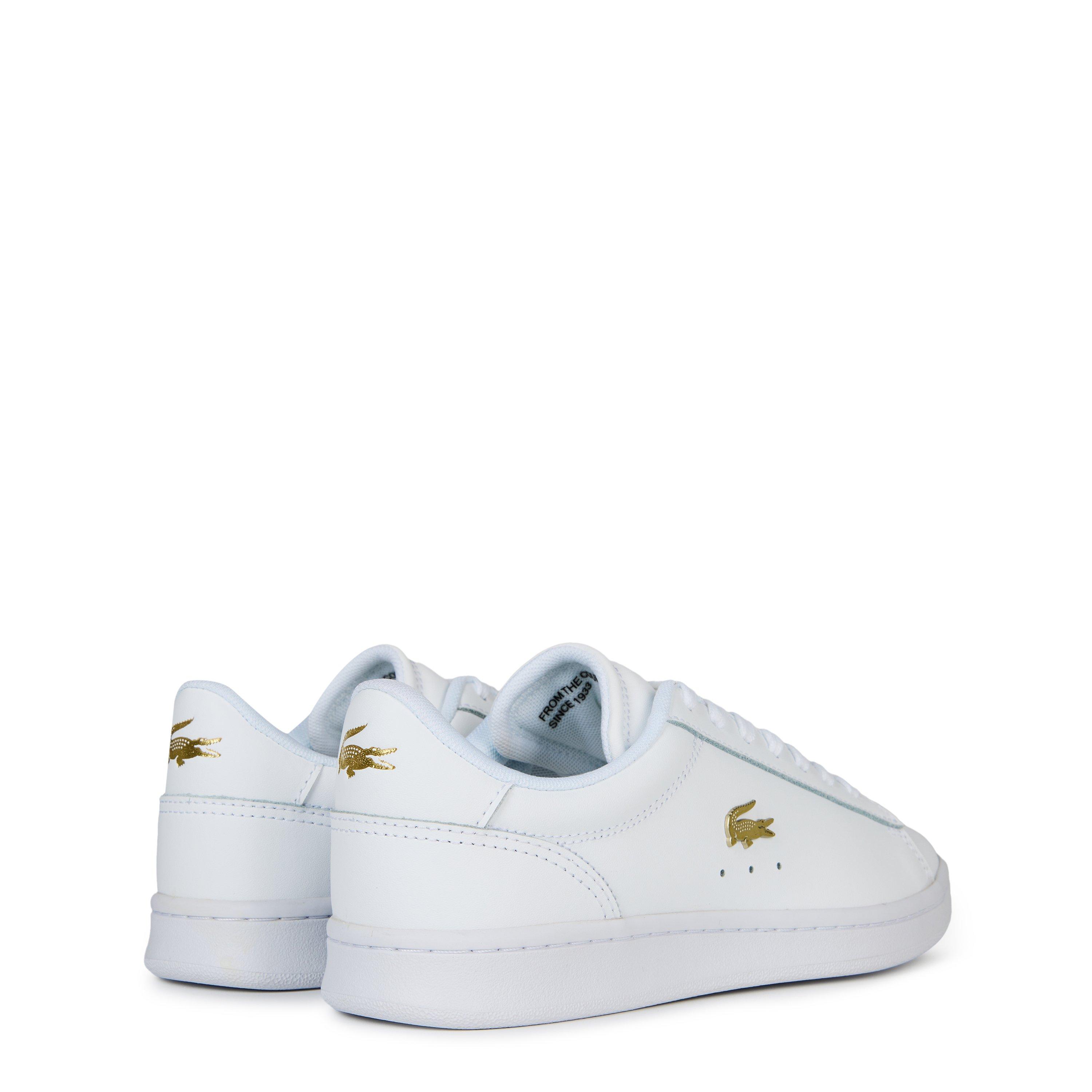 Blanc/Or - Lacoste - Women's Low-Top Trainers - 4