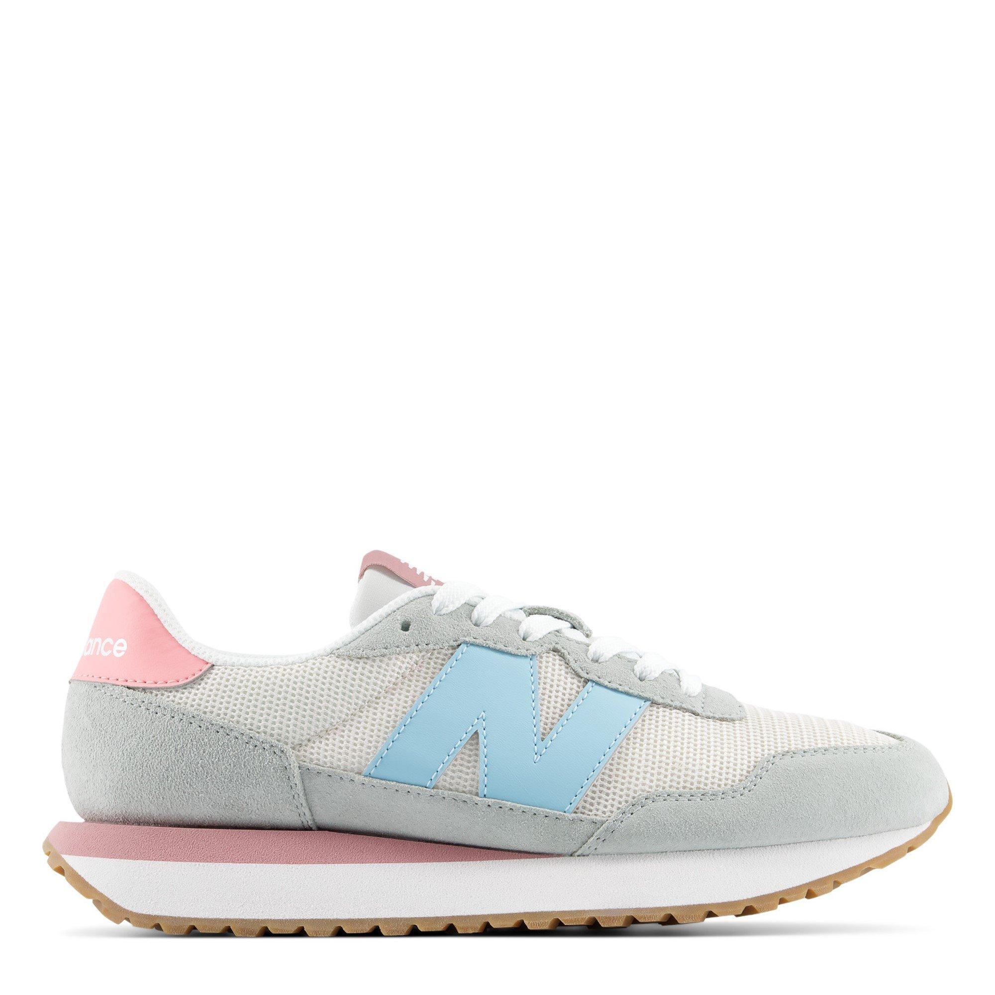 New Balance Women's Nb 237 - Wht/Blu/Pink - 7 (40.5)