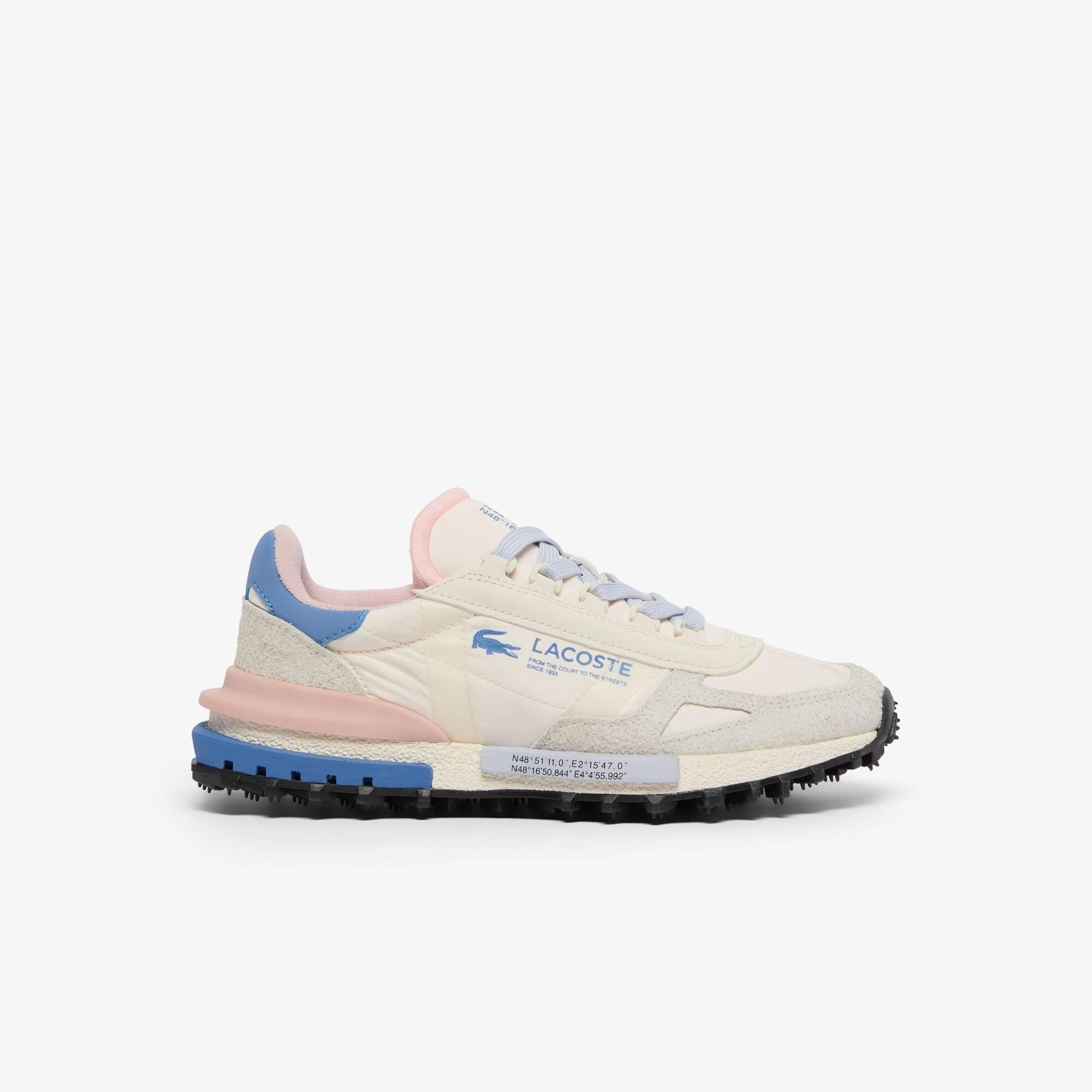 Lacoste Women's Trainers - Wht/Lt Pnk/Blu - 4 (37)