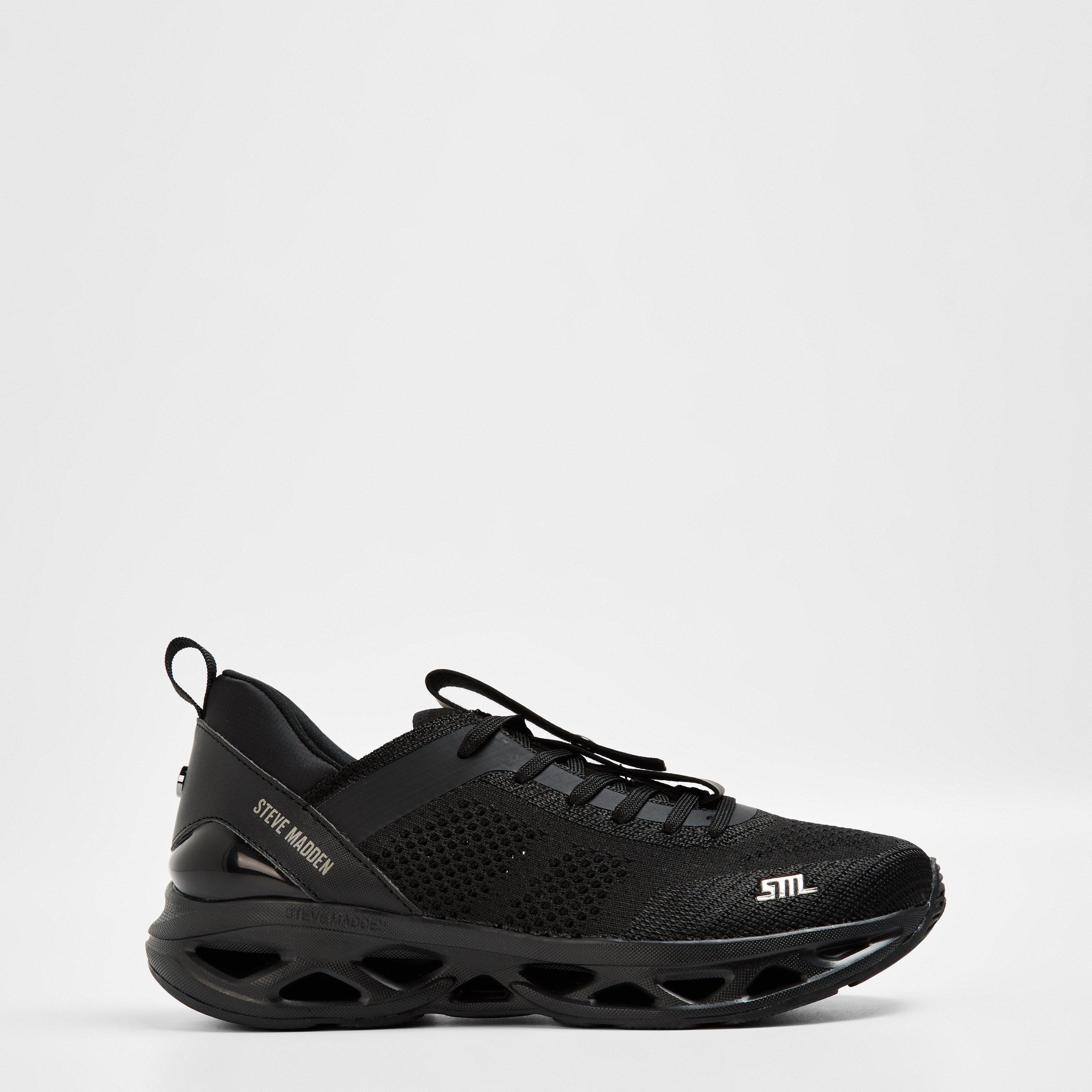 Steve Madden Women's Surge Low-Top Trainers - Black/Black - 3 (36)