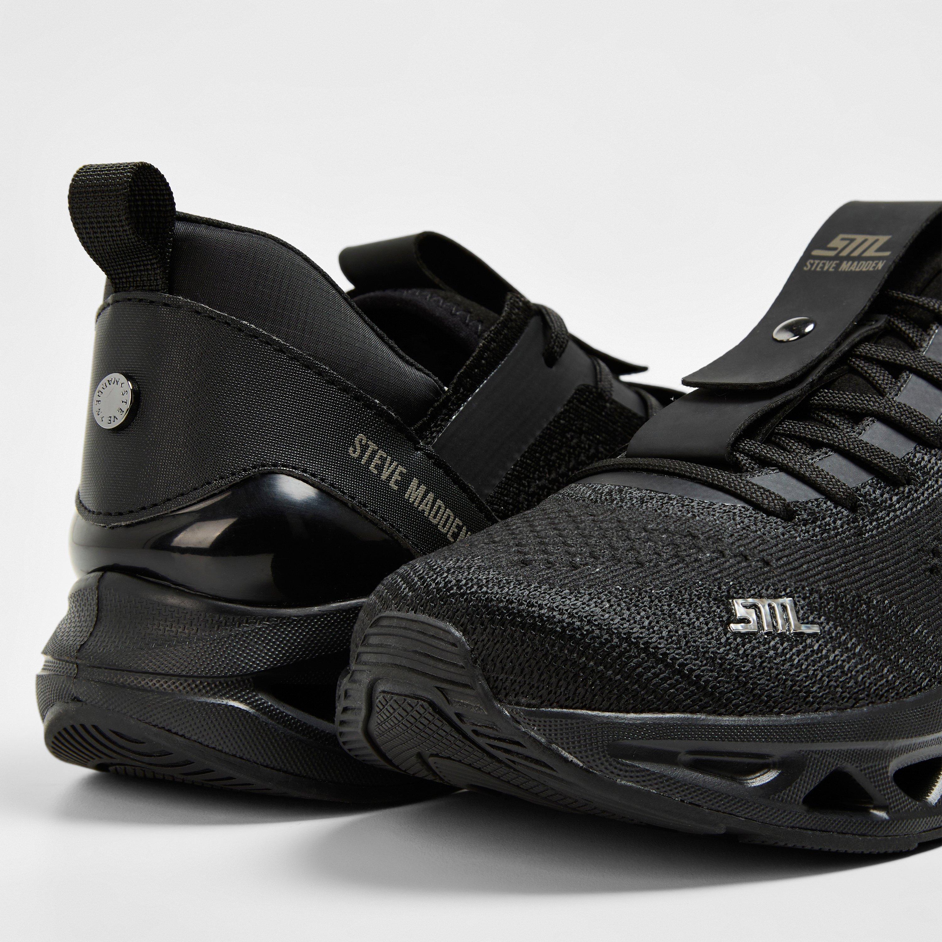 Black/Black - Steve Madden - Women's Surge Low-Top Trainers - 5