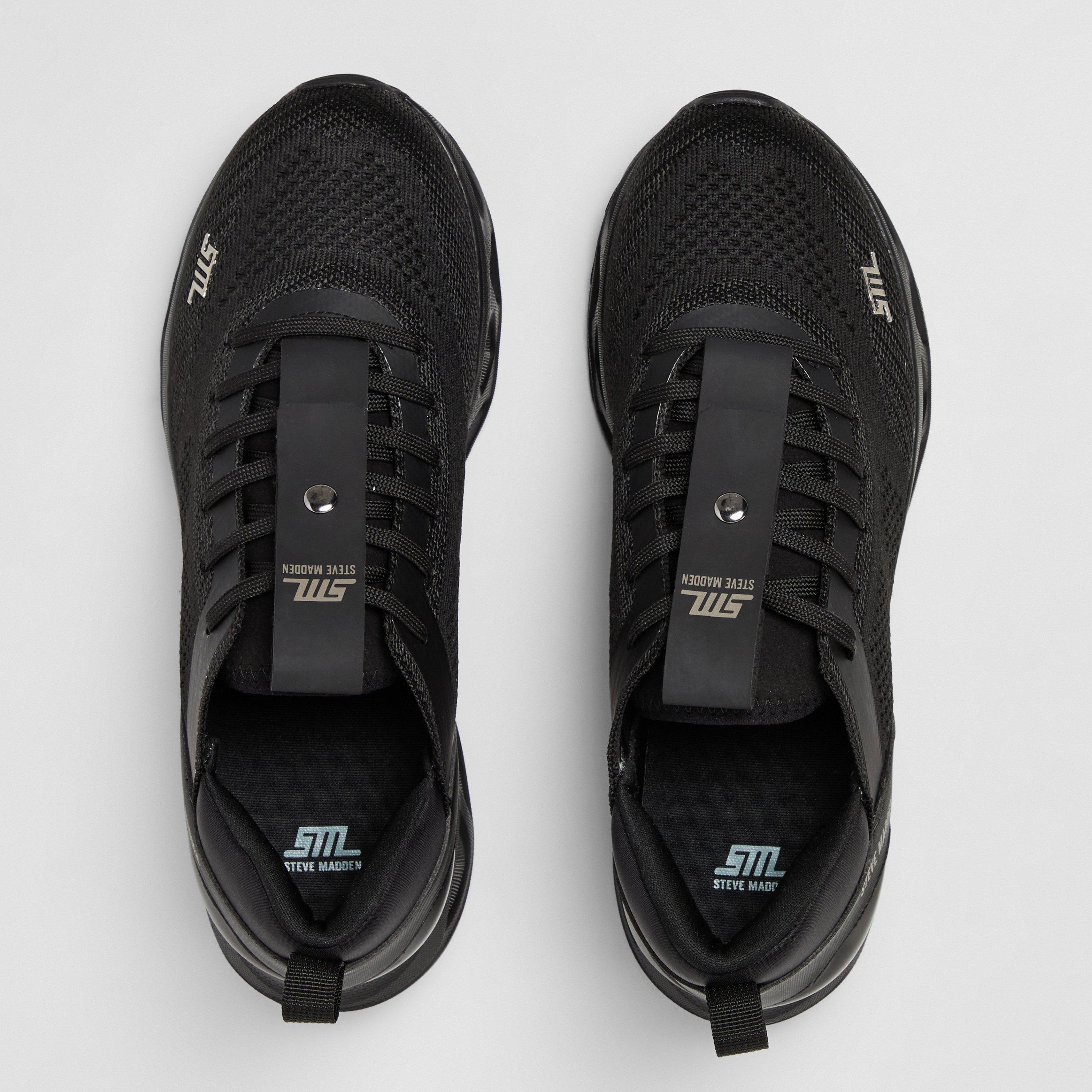 Black/Black - Steve Madden - Women's Surge Low-Top Trainers - 6