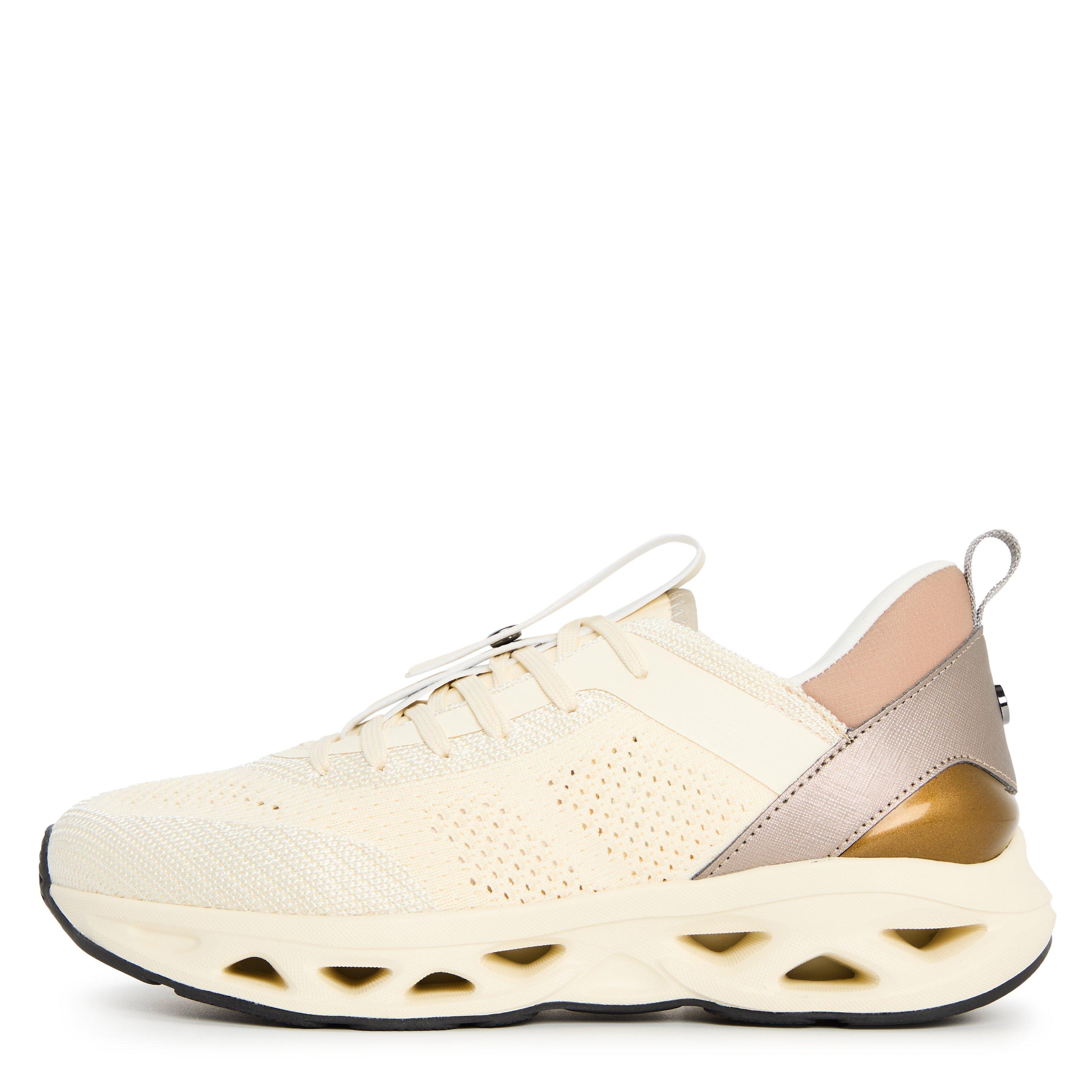 Coconut Mlk/Gld - Steve Madden - Women's Surge Low-Top Trainers - 2