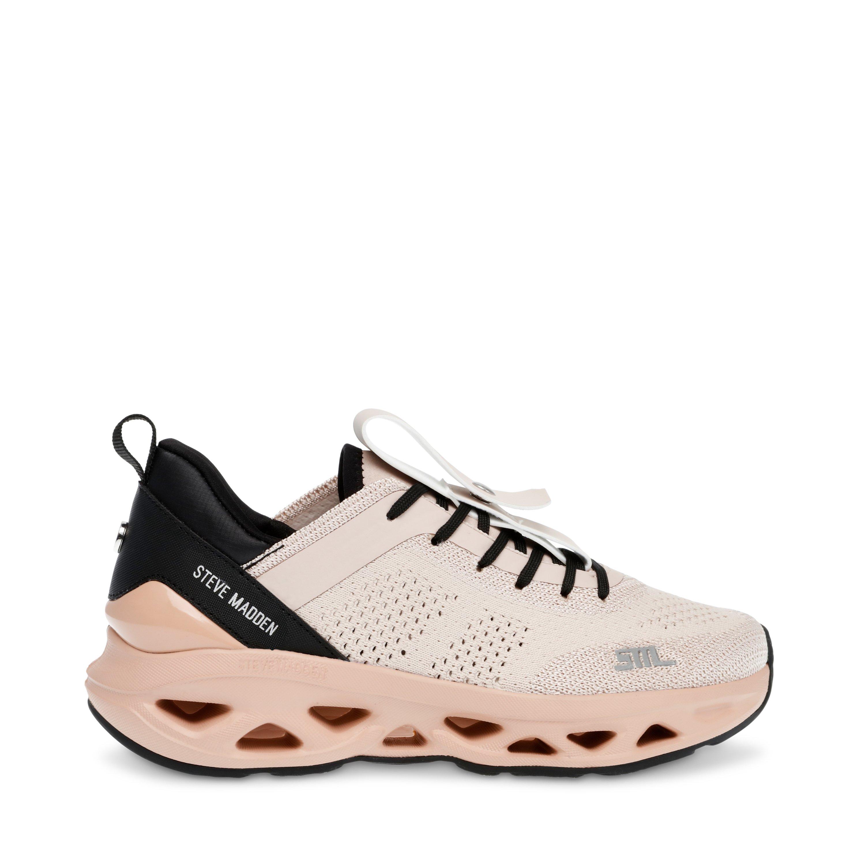 Steve Madden Women's Surge Low-Top Trainers - Blk/Blush - 3 (36)