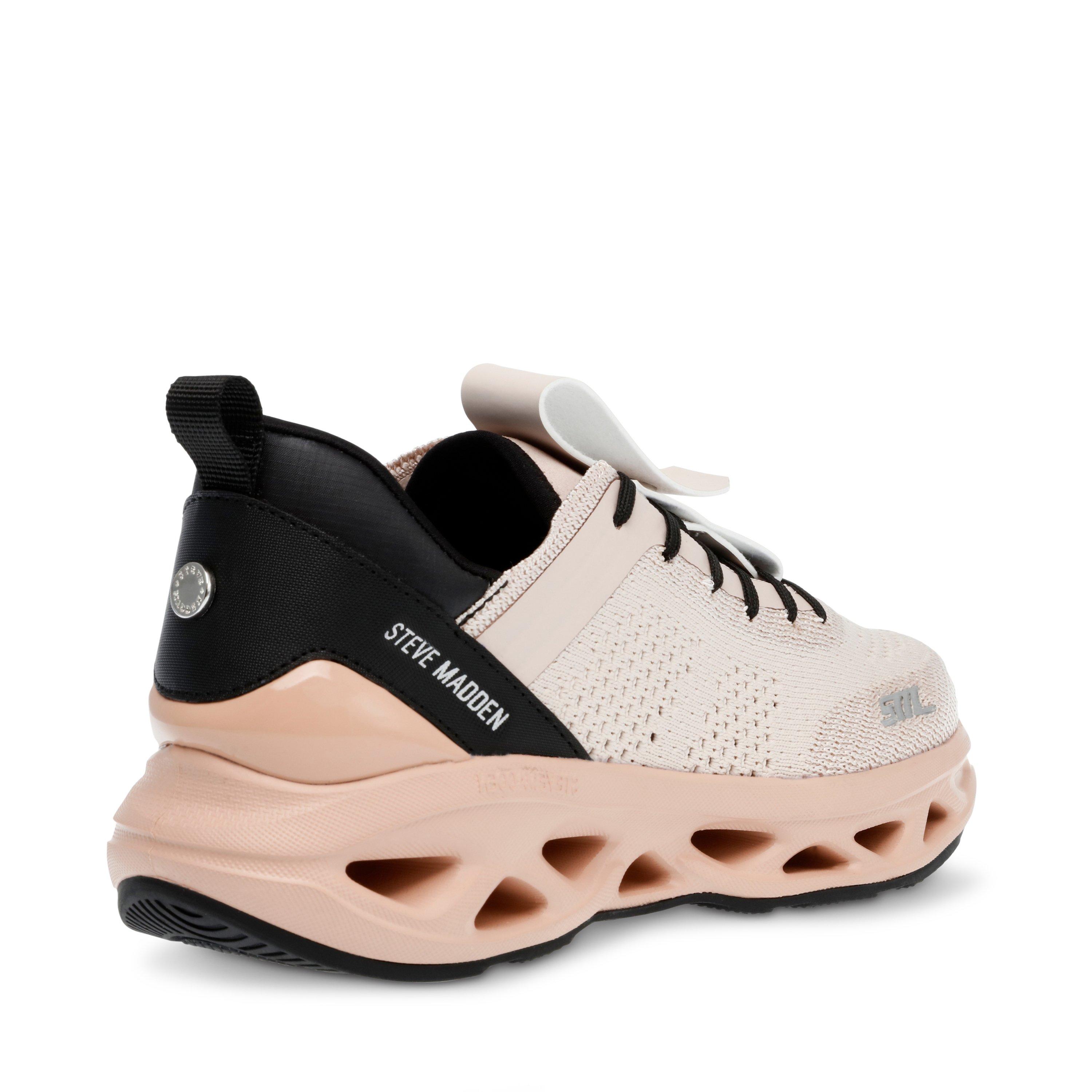 Blk/Blush - Steve Madden - Women's Surge Low-Top Trainers - 3