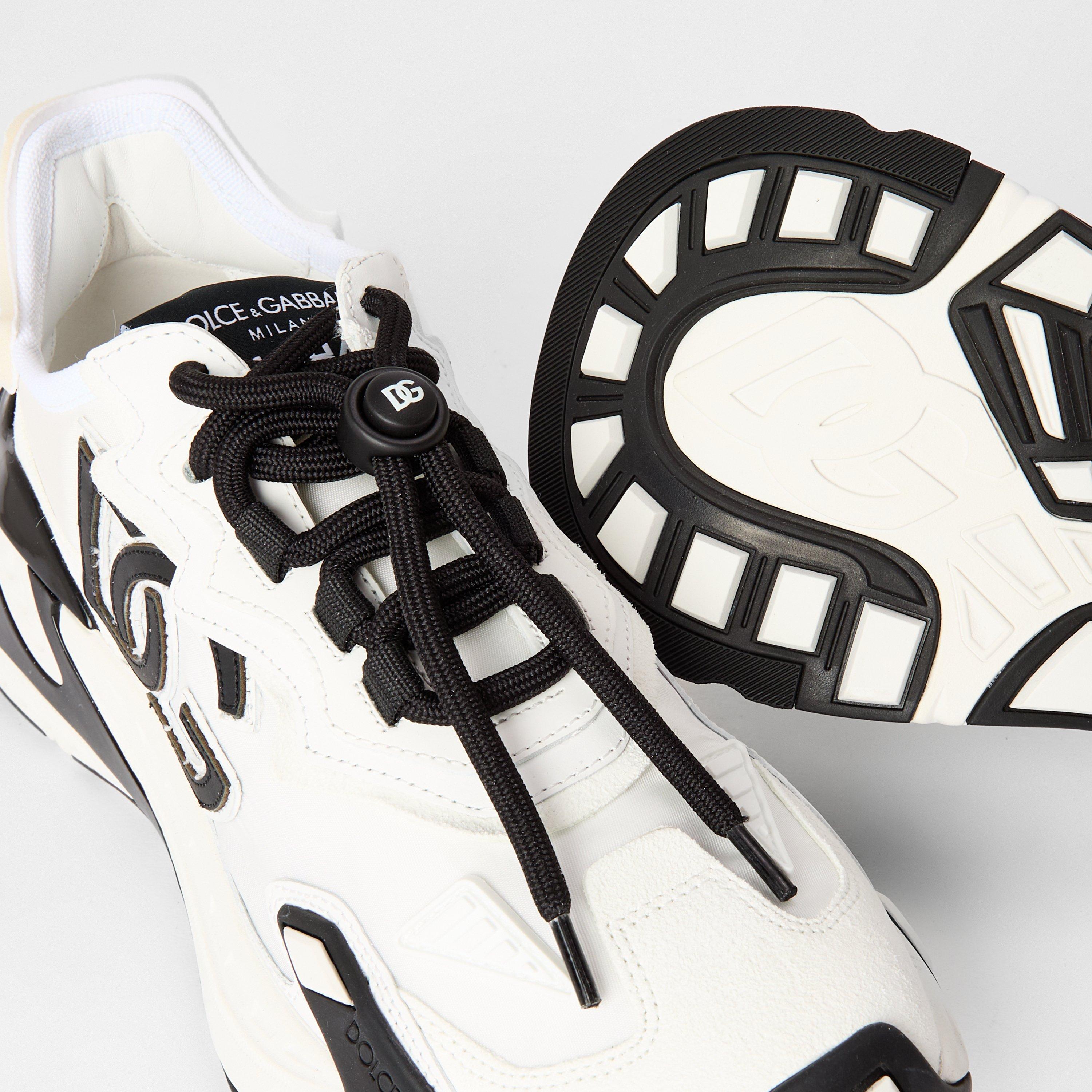 White Black - Dolce and Gabbana - Day Faster Sneakers - 3