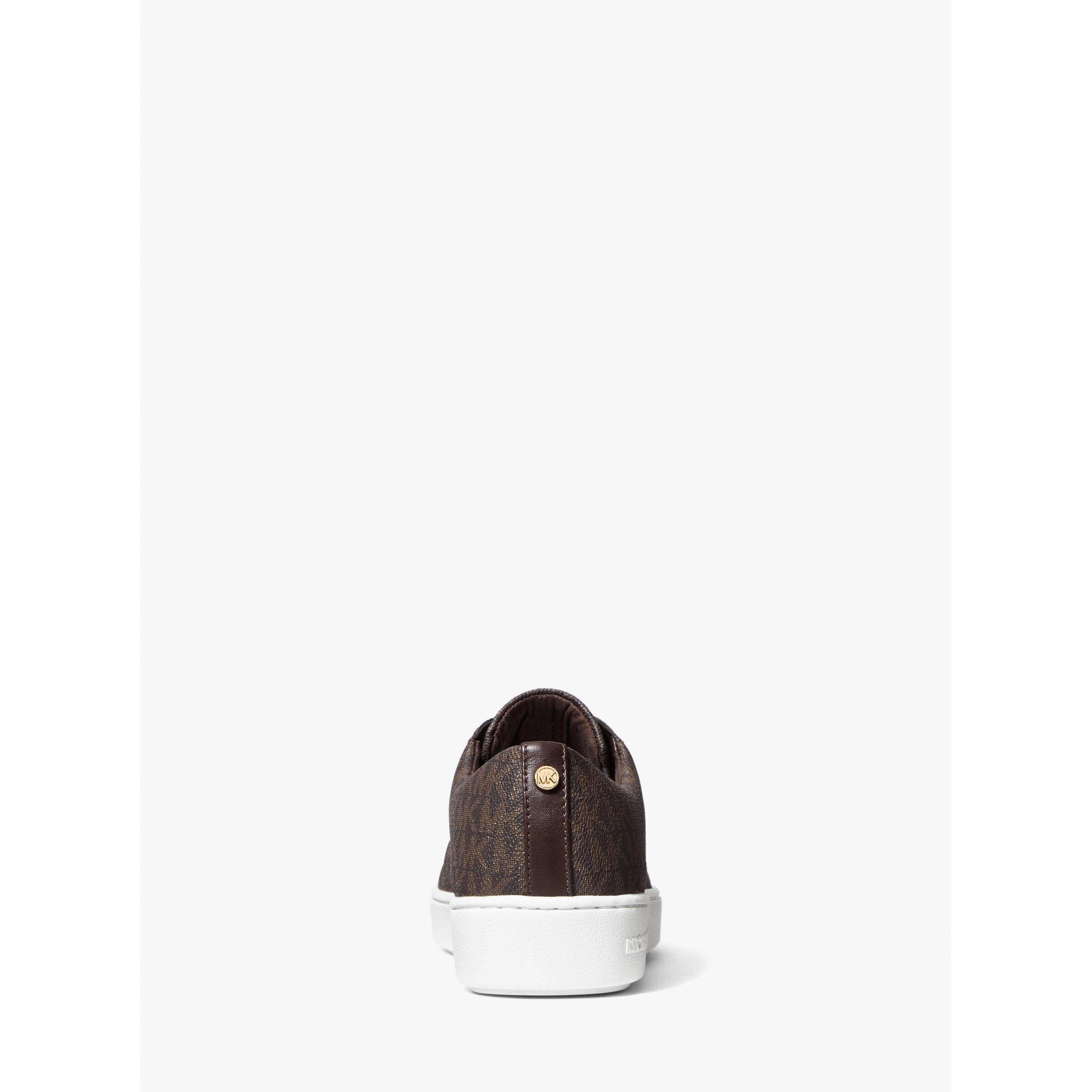 Brown 200 - MICHAEL Michael Kors - Women's Signature Keaton Low-Top Trainers - 4