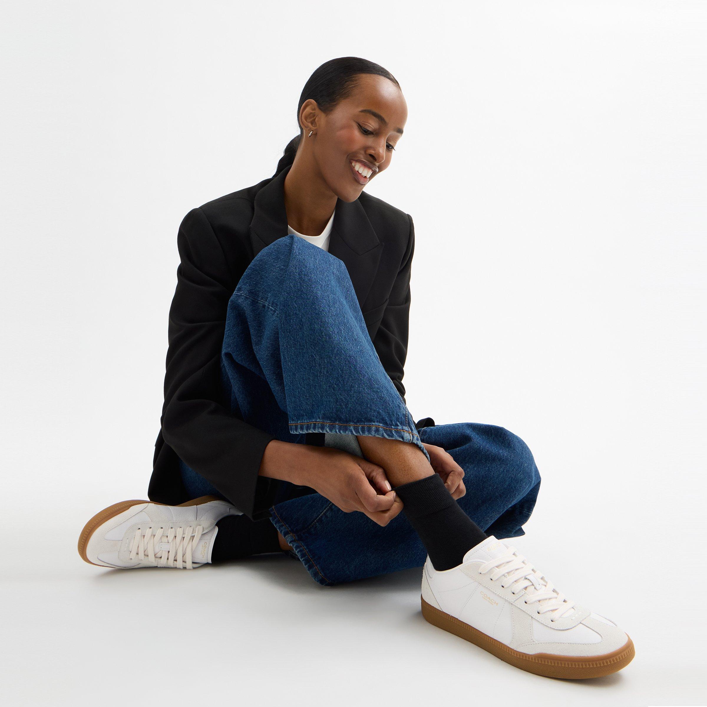 Optic White - Coach - Women's Ellis Low-Top Trainers - 4