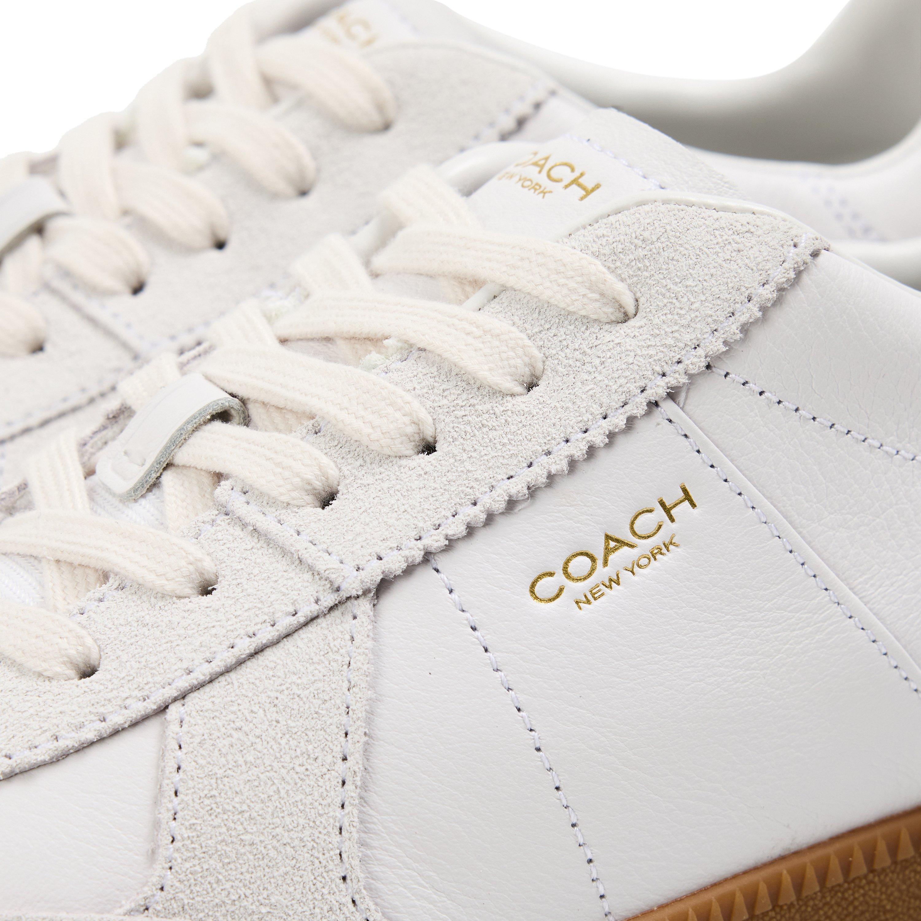 Optic White - Coach - Women's Ellis Low-Top Trainers - 3