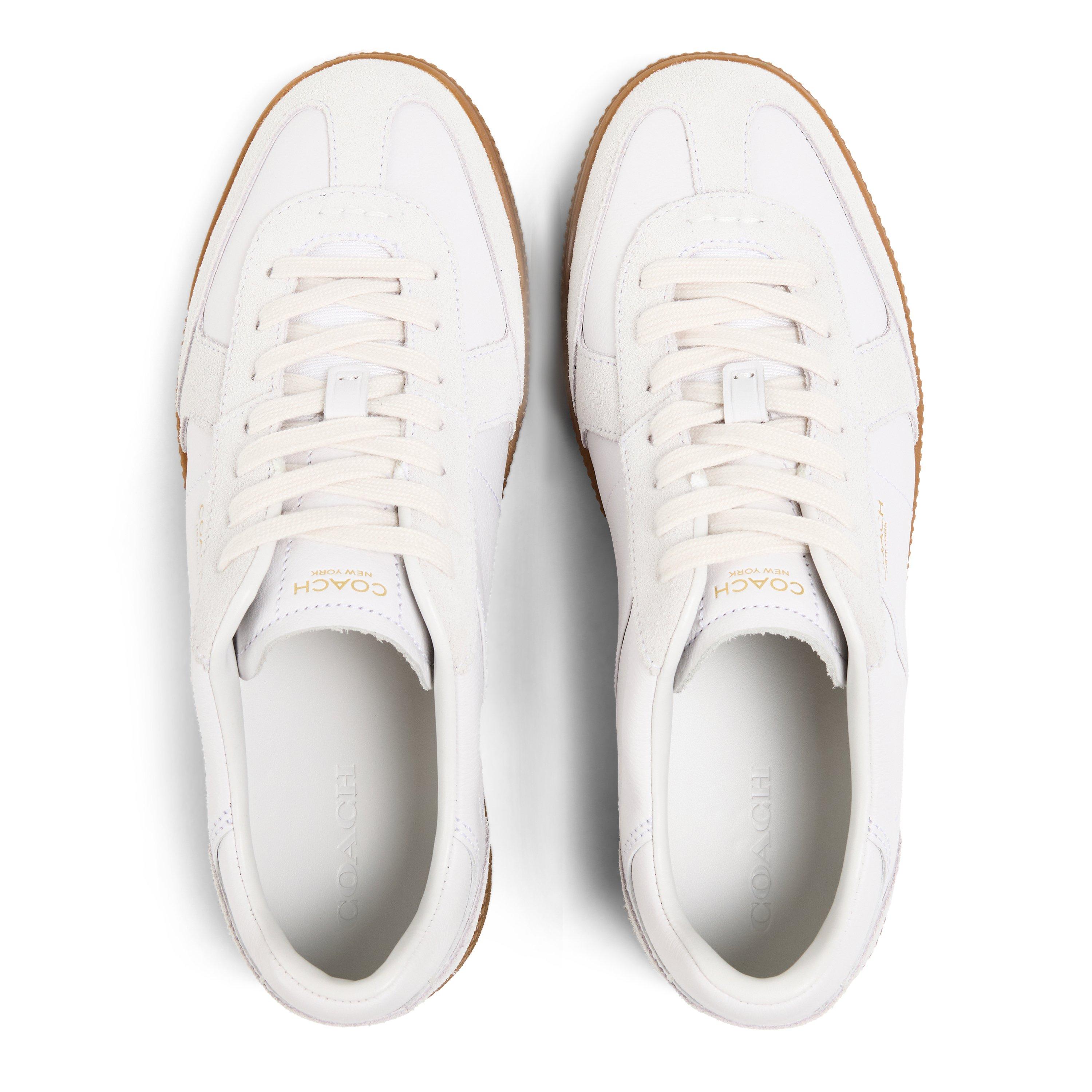 Optic White - Coach - Women's Ellis Low-Top Trainers - 4