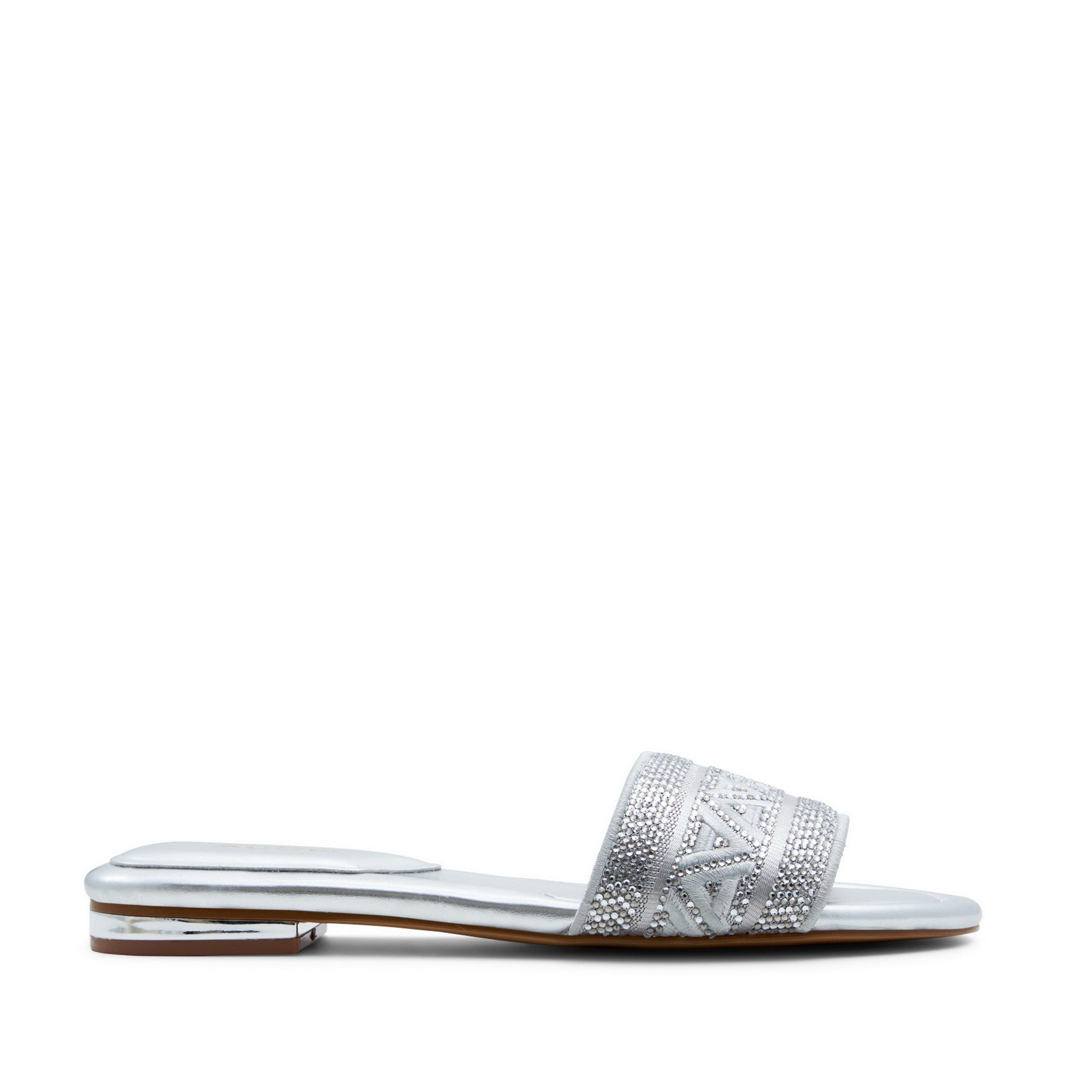 Silver - Aldo - Women's Ghalia Flat Sandals - 1