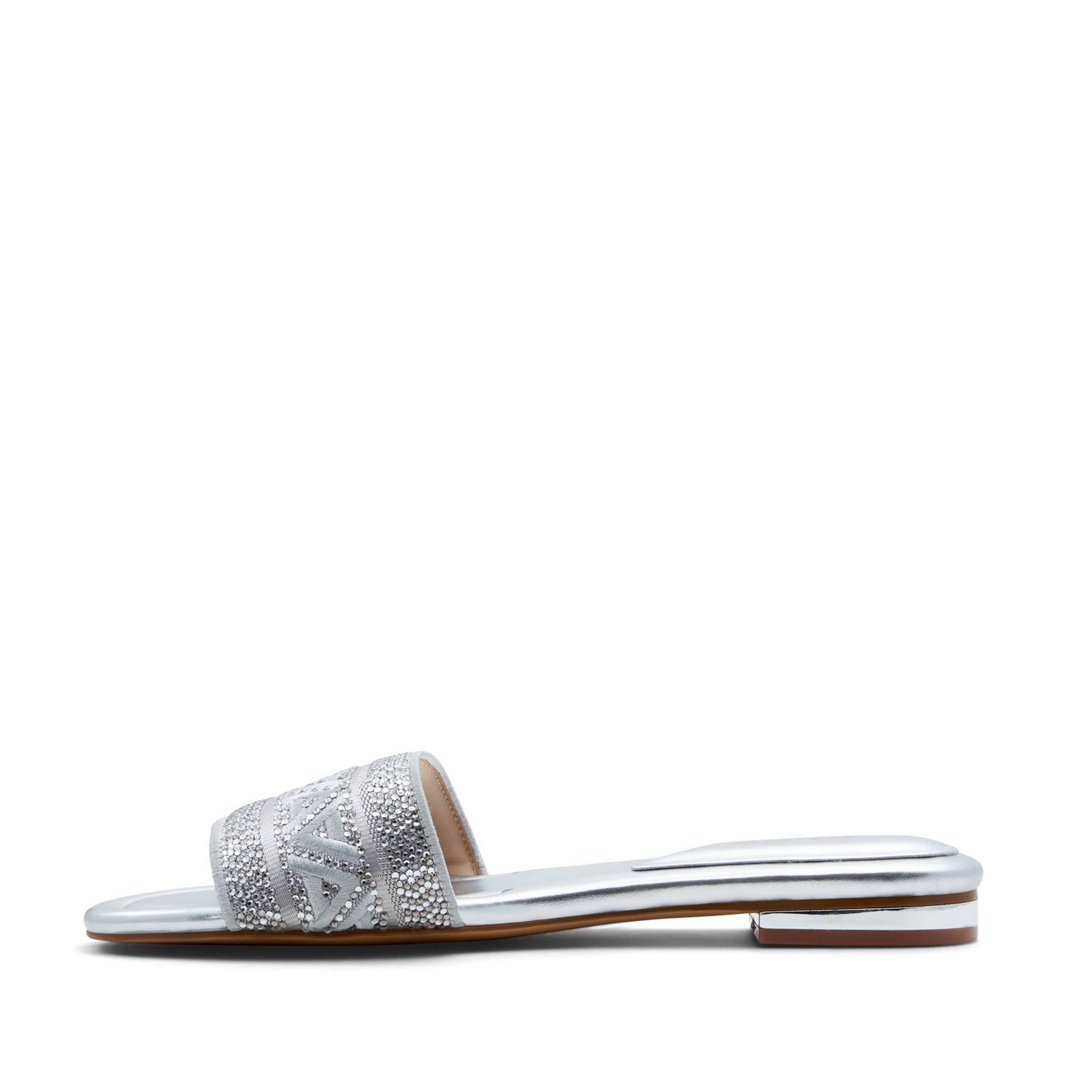 Silver - Aldo - Women's Ghalia Flat Sandals - 3