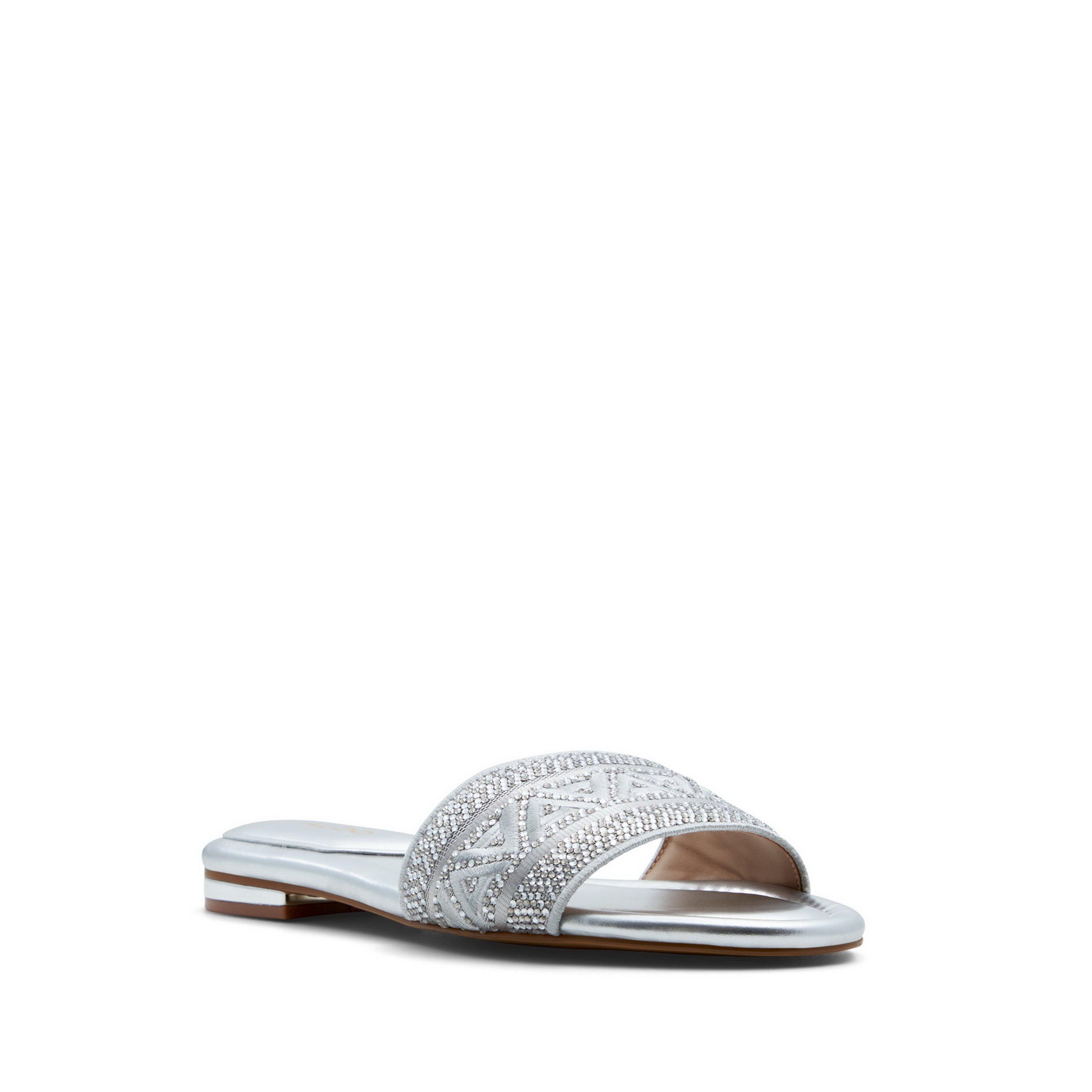 Silver - Aldo - Women's Ghalia Flat Sandals - 4