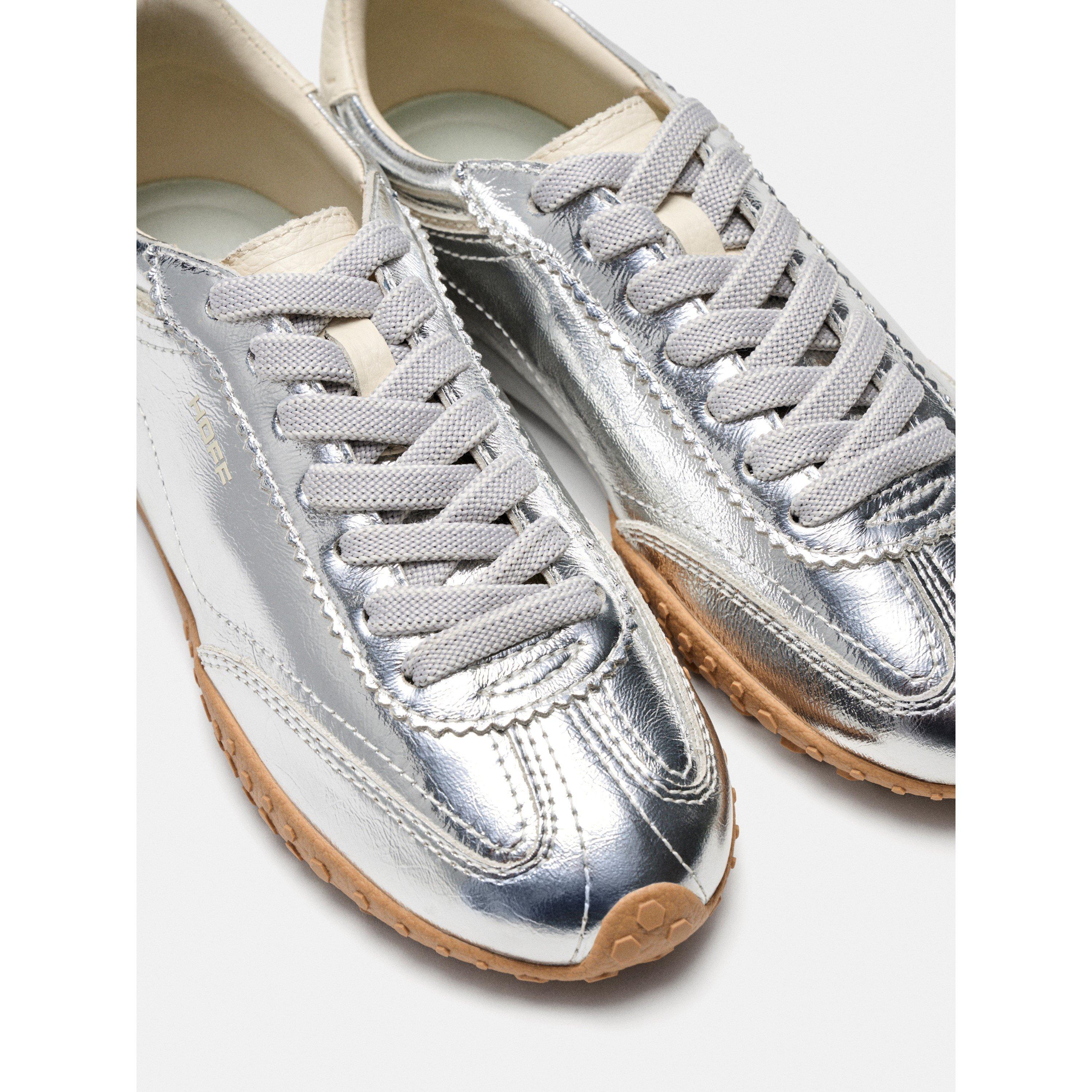 Silver - Hoff - Womens Bridge FL Low-Top Trainers - 4