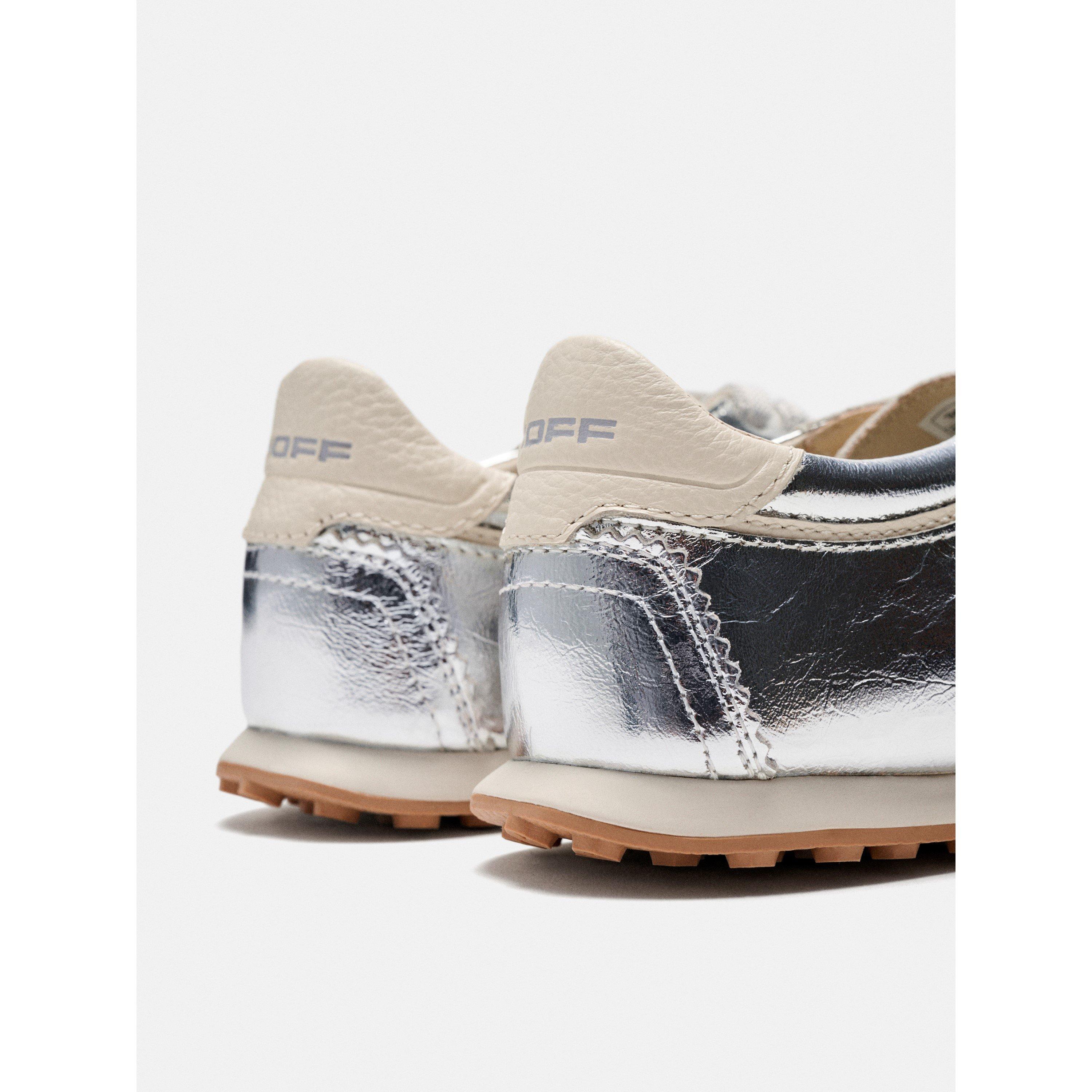 Silver - Hoff - Womens Bridge FL Low-Top Trainers - 5