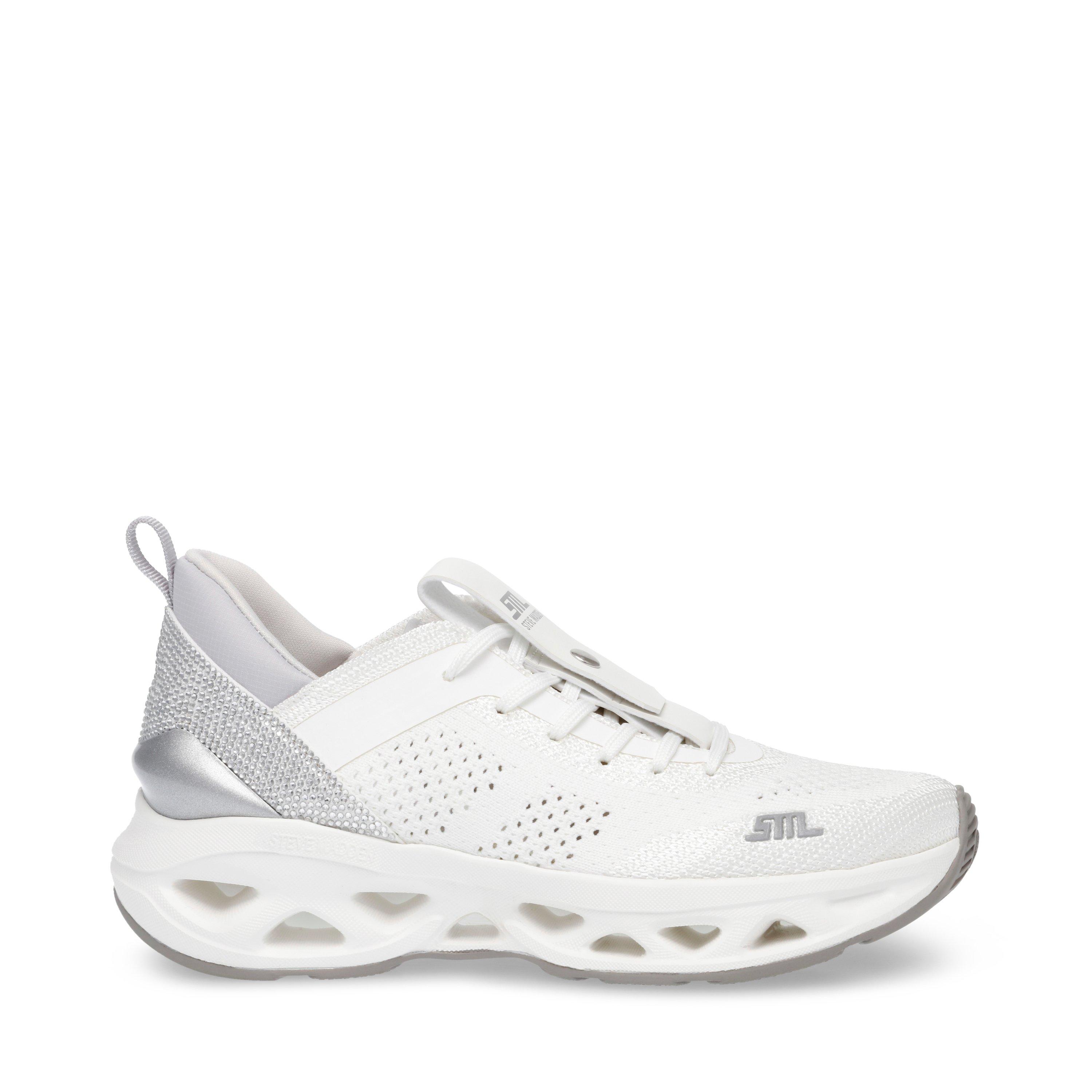 Steve Madden Women's Surge Low-Top Trainers - White/Sil - 3 (36)