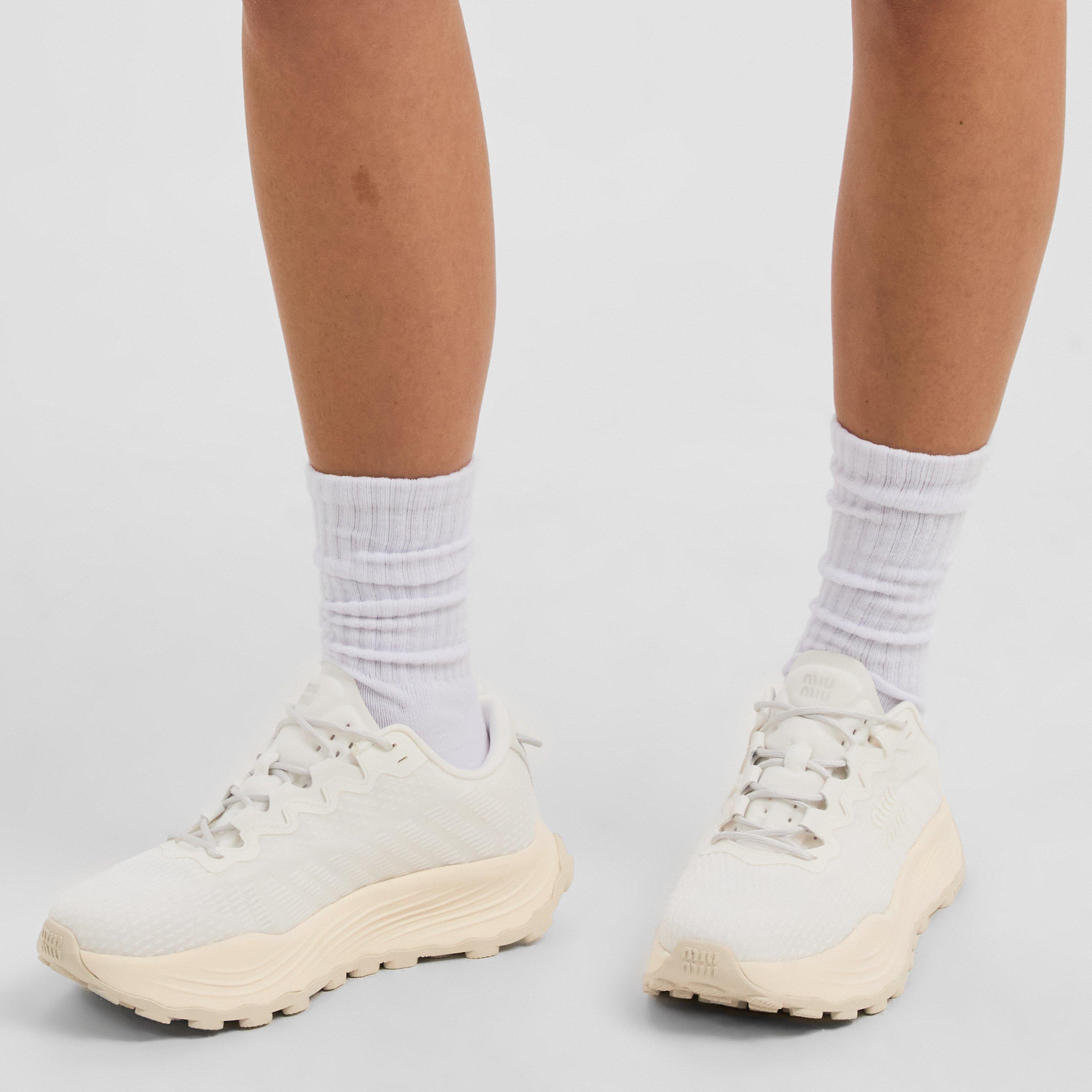 Bianco - Miu Miu - Women's Energy Trainer Runners - 3