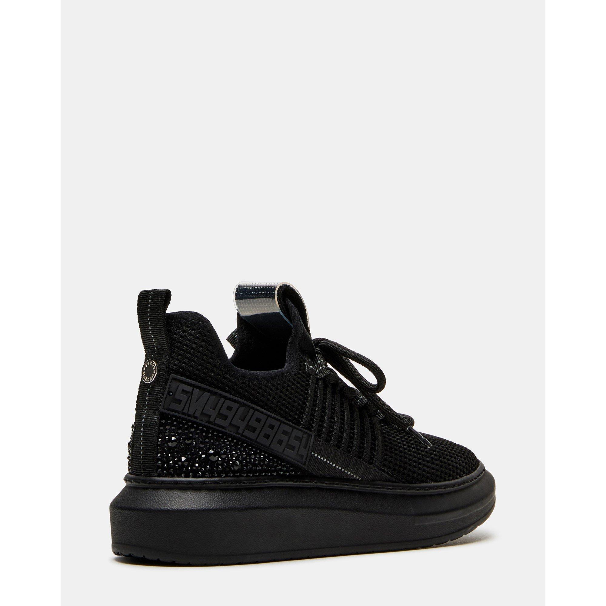 Preto - Steve Madden - Women's Glorify Low-Top Trainers - 3
