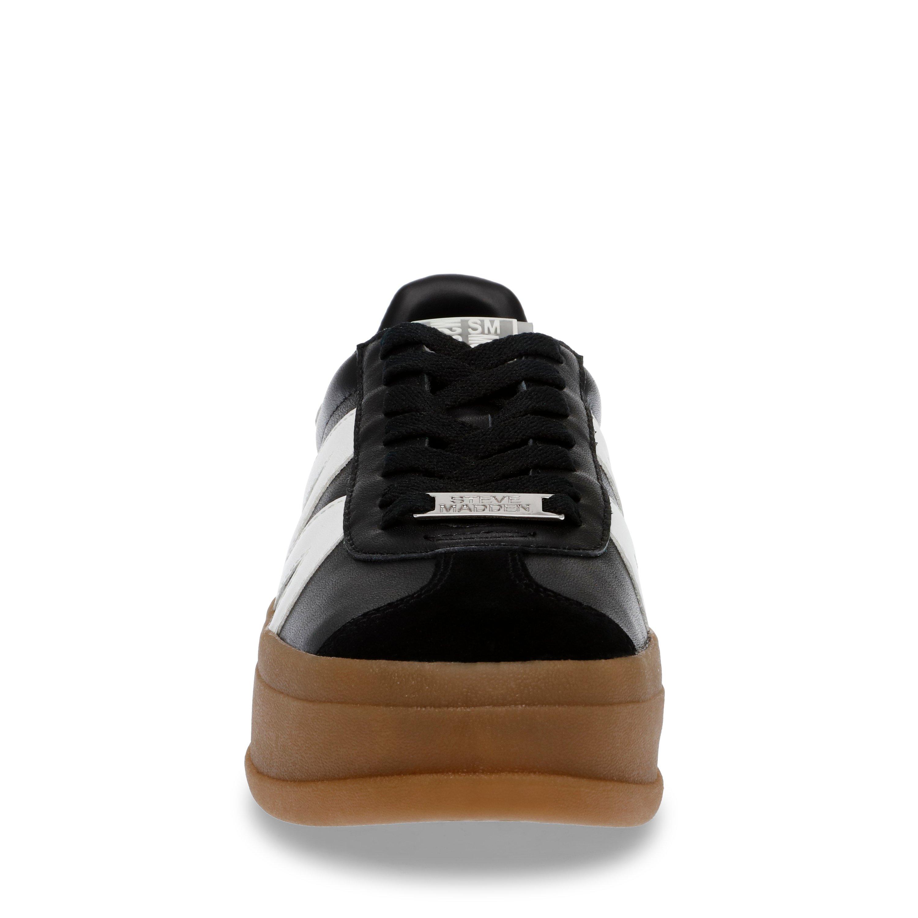 Black/Whte - Steve Madden - Women's Opponent Low-Top Trainers - 4