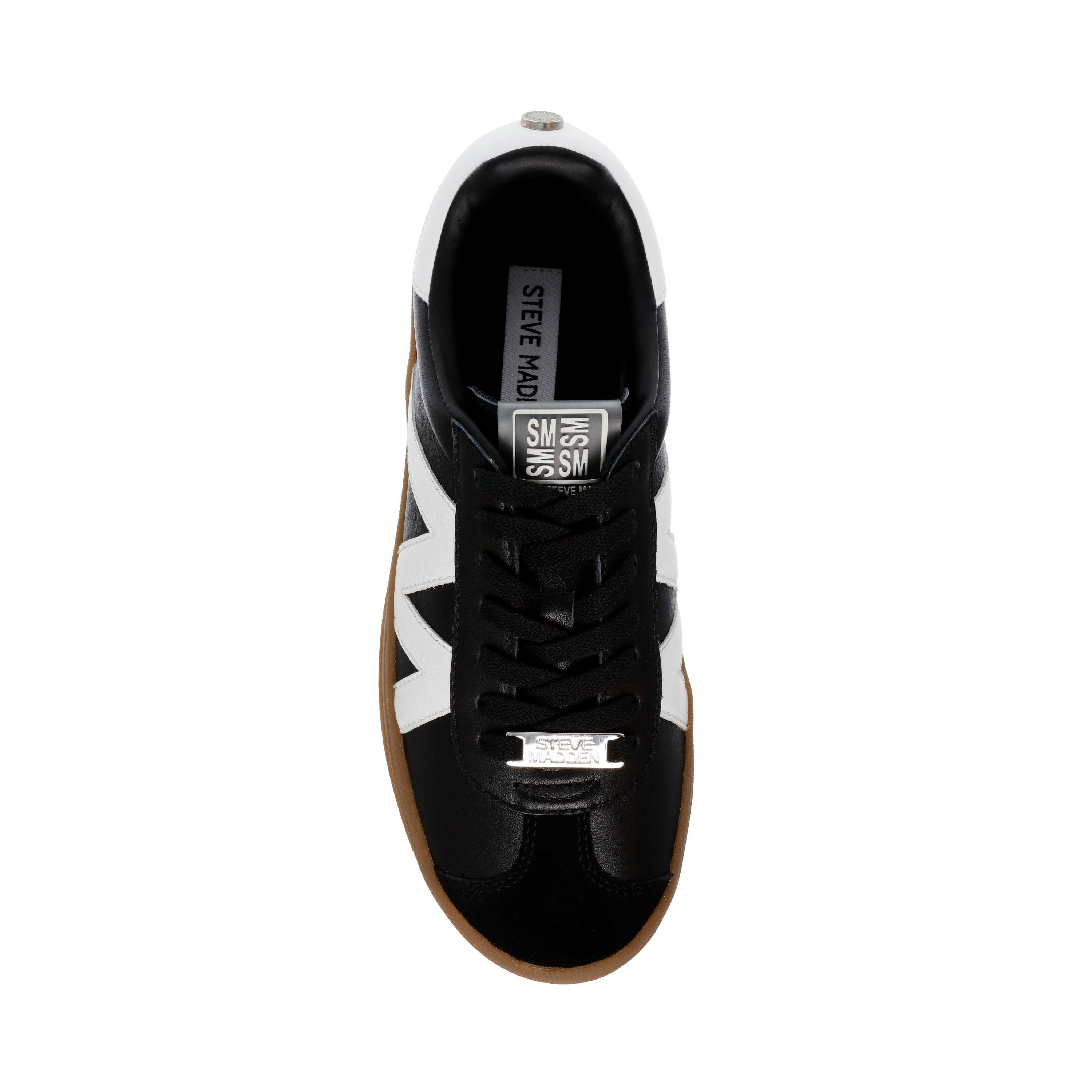 Black/Whte - Steve Madden - Women's Opponent Low-Top Trainers - 6
