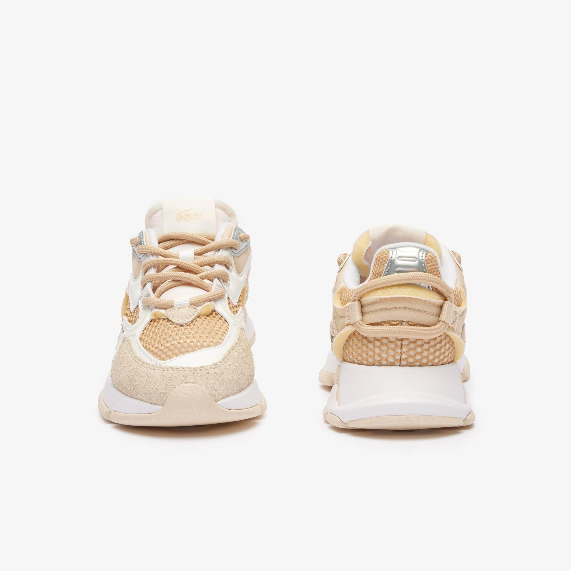 Tan/Wit - Lacoste - L003 Neo Trainers - 2