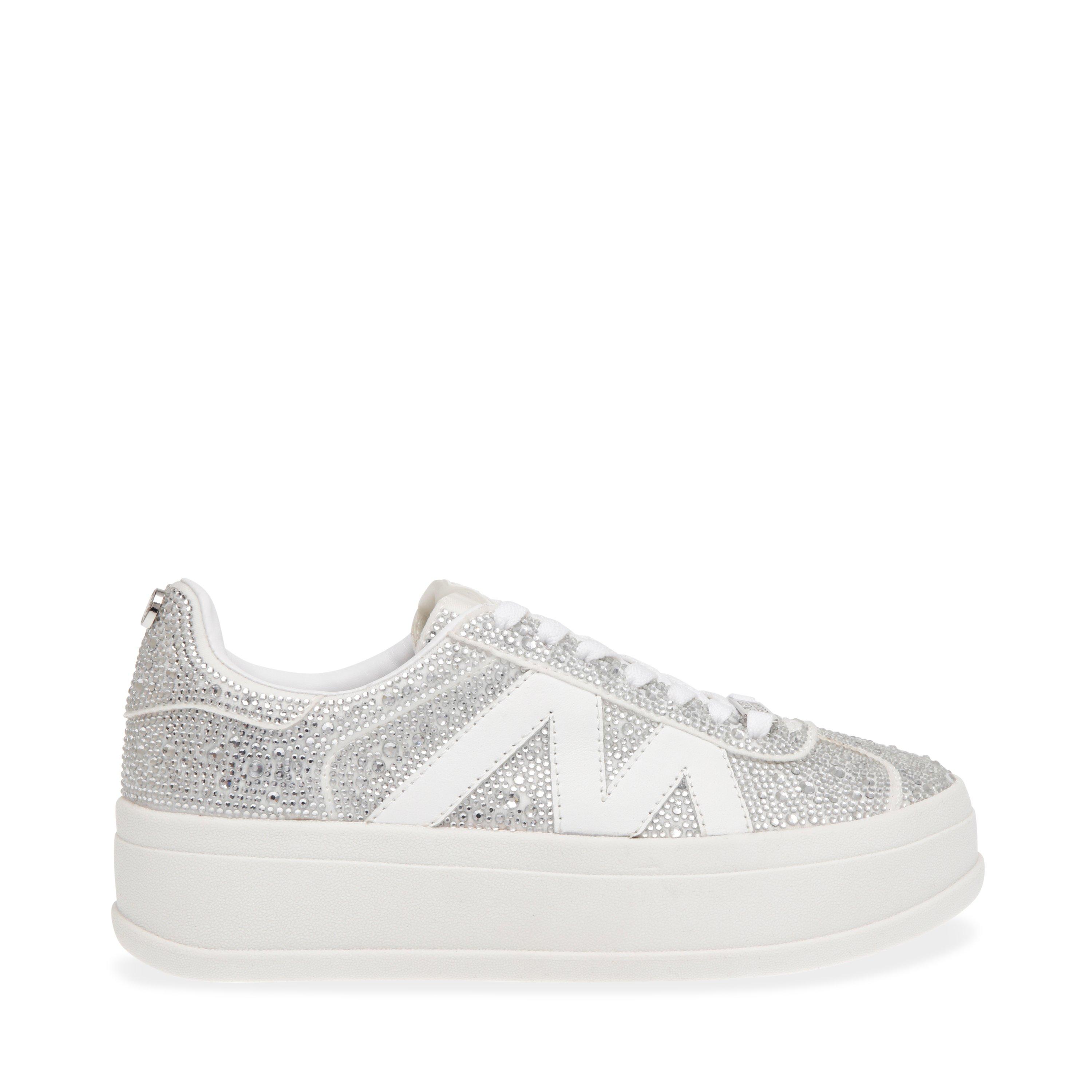 Rhinestone - Steve Madden - Women's Opponent Low-Top Trainers - 1