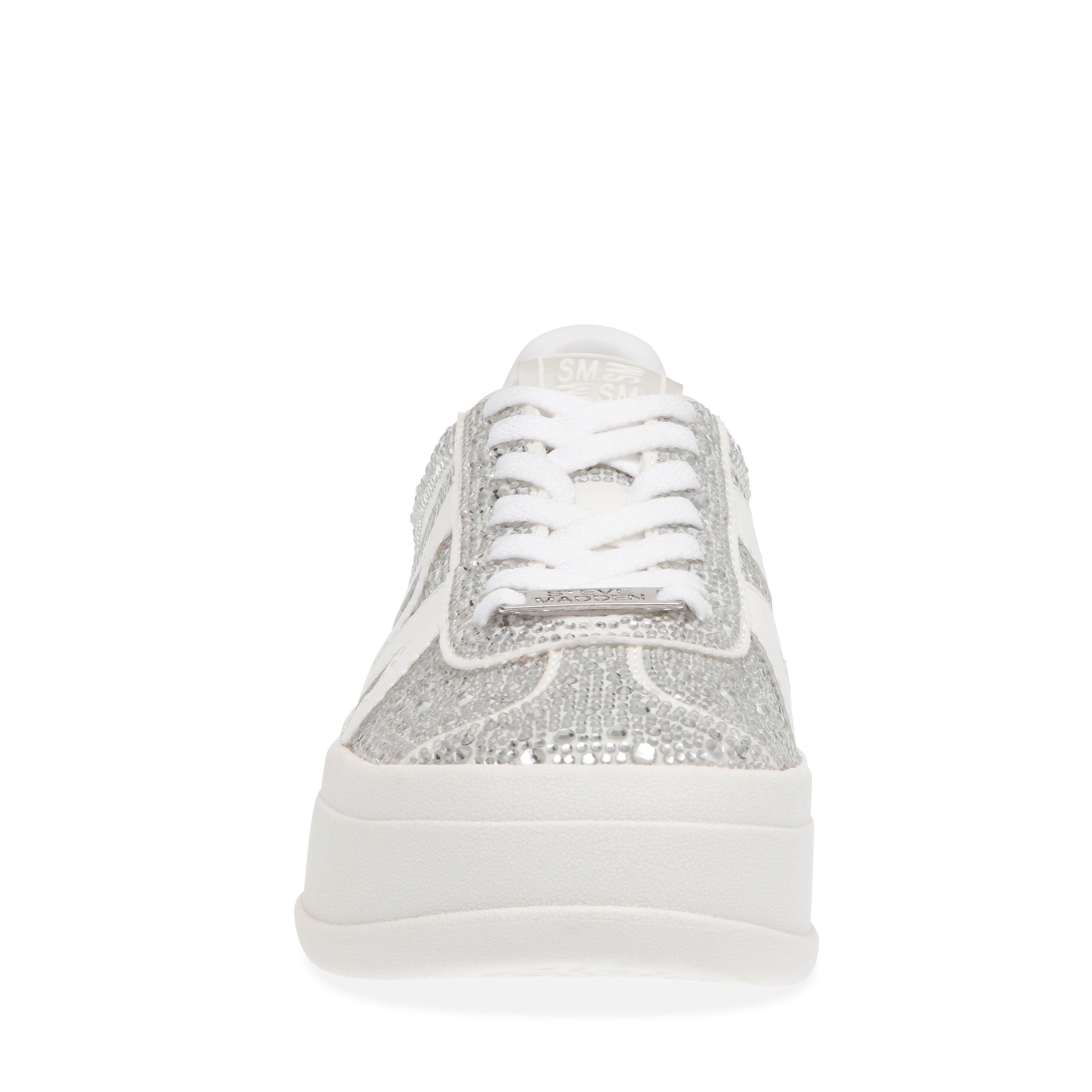 Rhinestone - Steve Madden - Women's Opponent Low-Top Trainers - 4