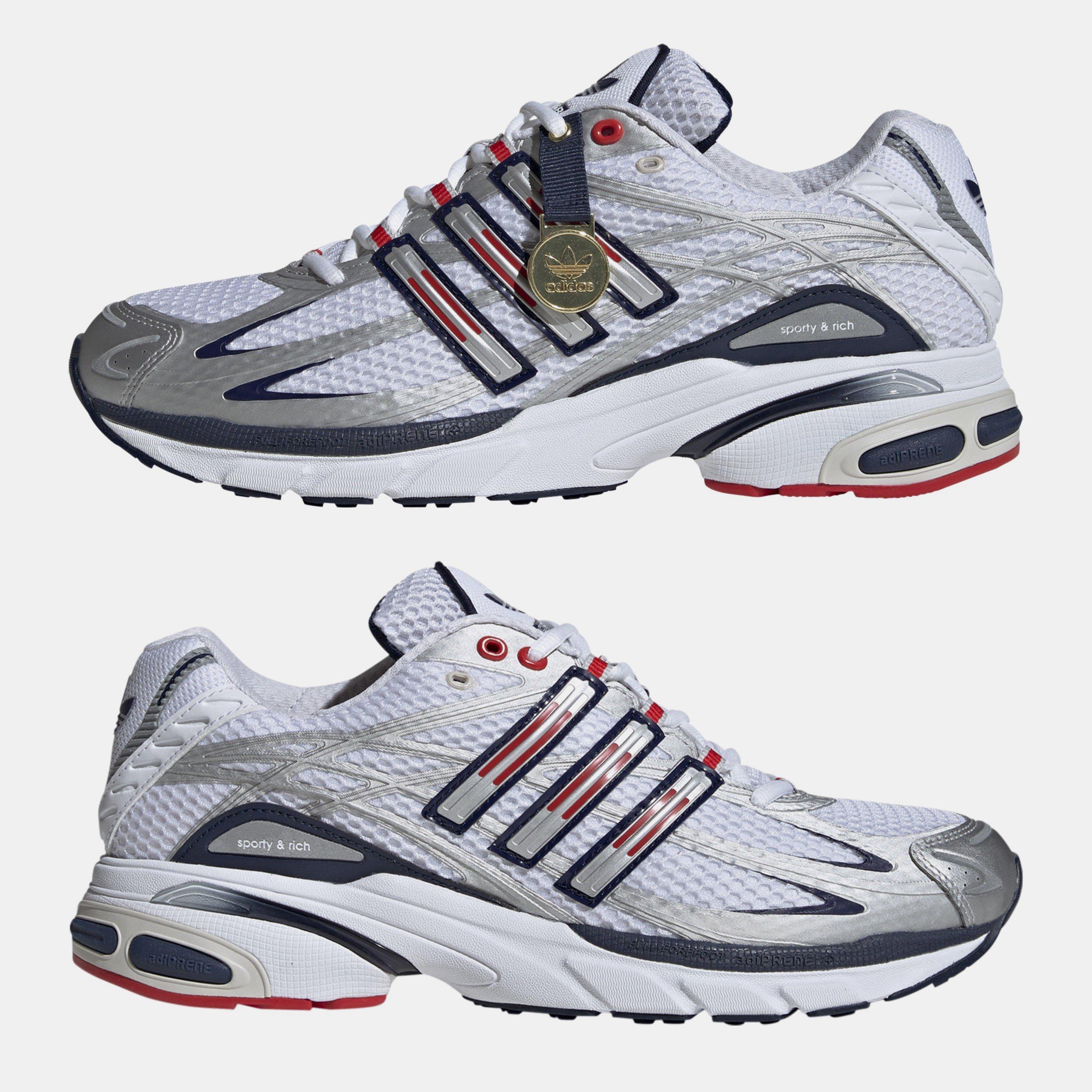 White/Red - adidas Originals - Women's Sporty And Rich Adistar Cushion Runners - 10