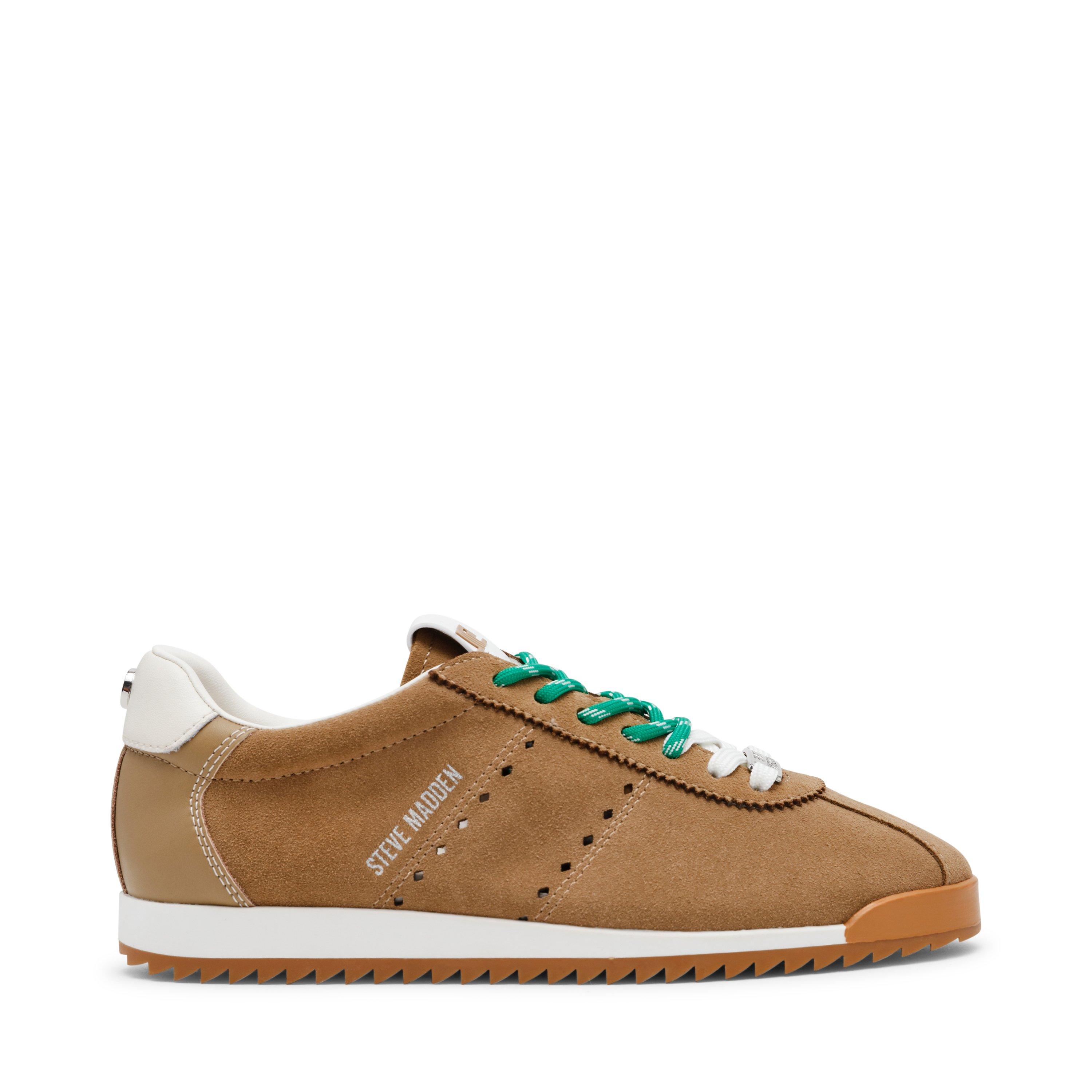 Steve Madden Women's Low-Top Trainers - Sand Suede - Size 5 (38)