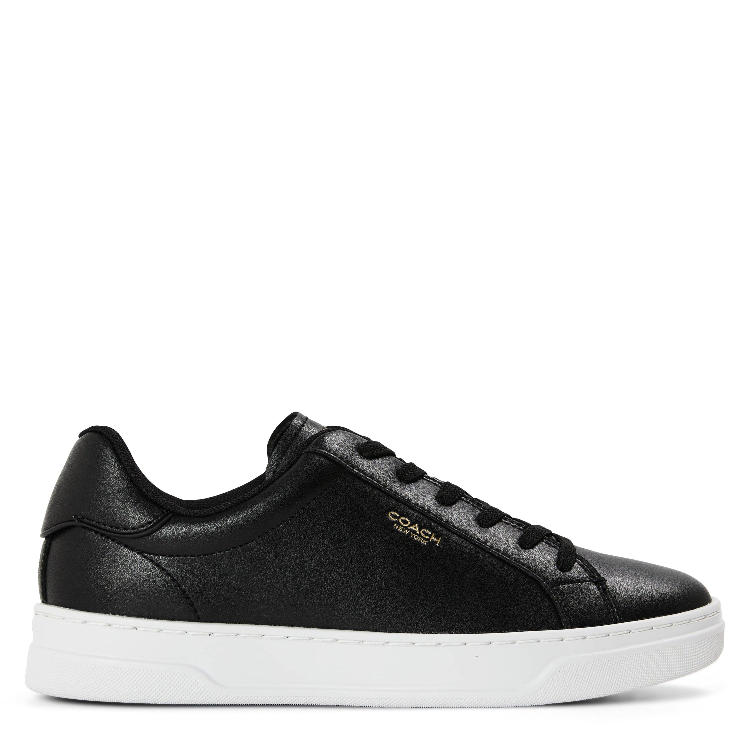 Lthr Blk White - Coach - Women's HighLine Sneaker Low-Top Trainers - 1