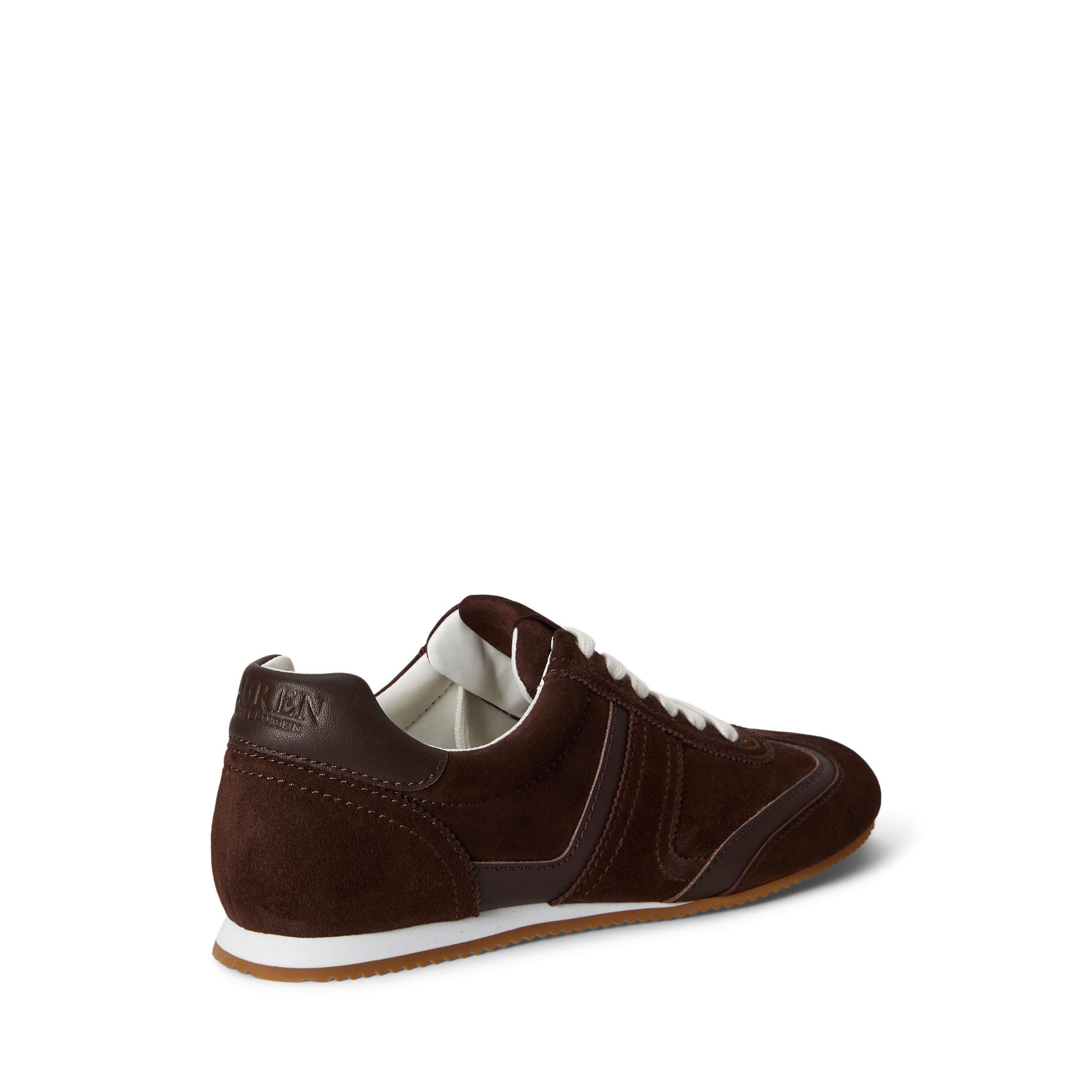 Chestnut Brown - Lauren by Ralph Lauren - Women's Chuck Taylor All Star Ox Canvas Low-Top Trainers - 3