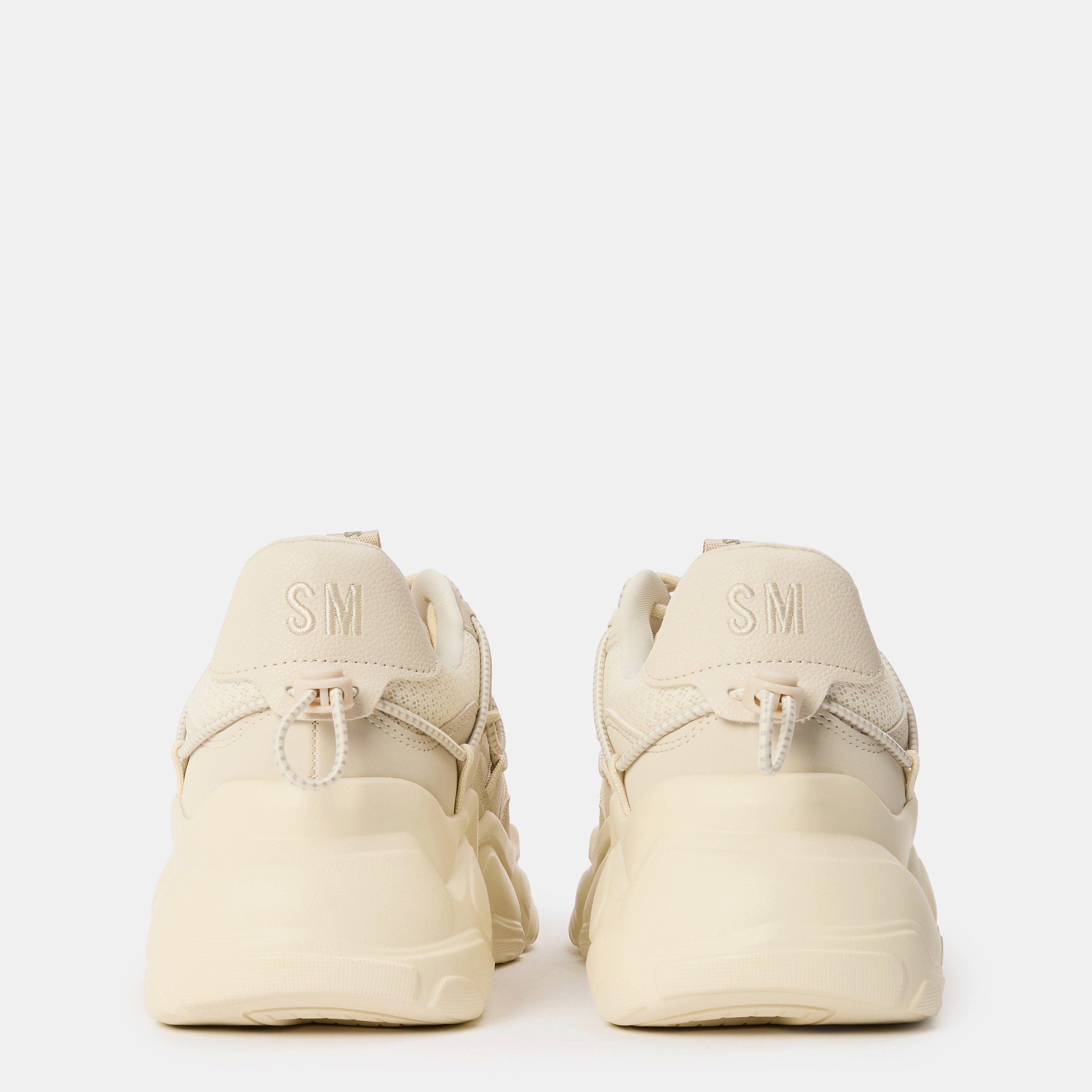 Bone - Steve Madden - Women's Spectator Low-Top Trainers - 4