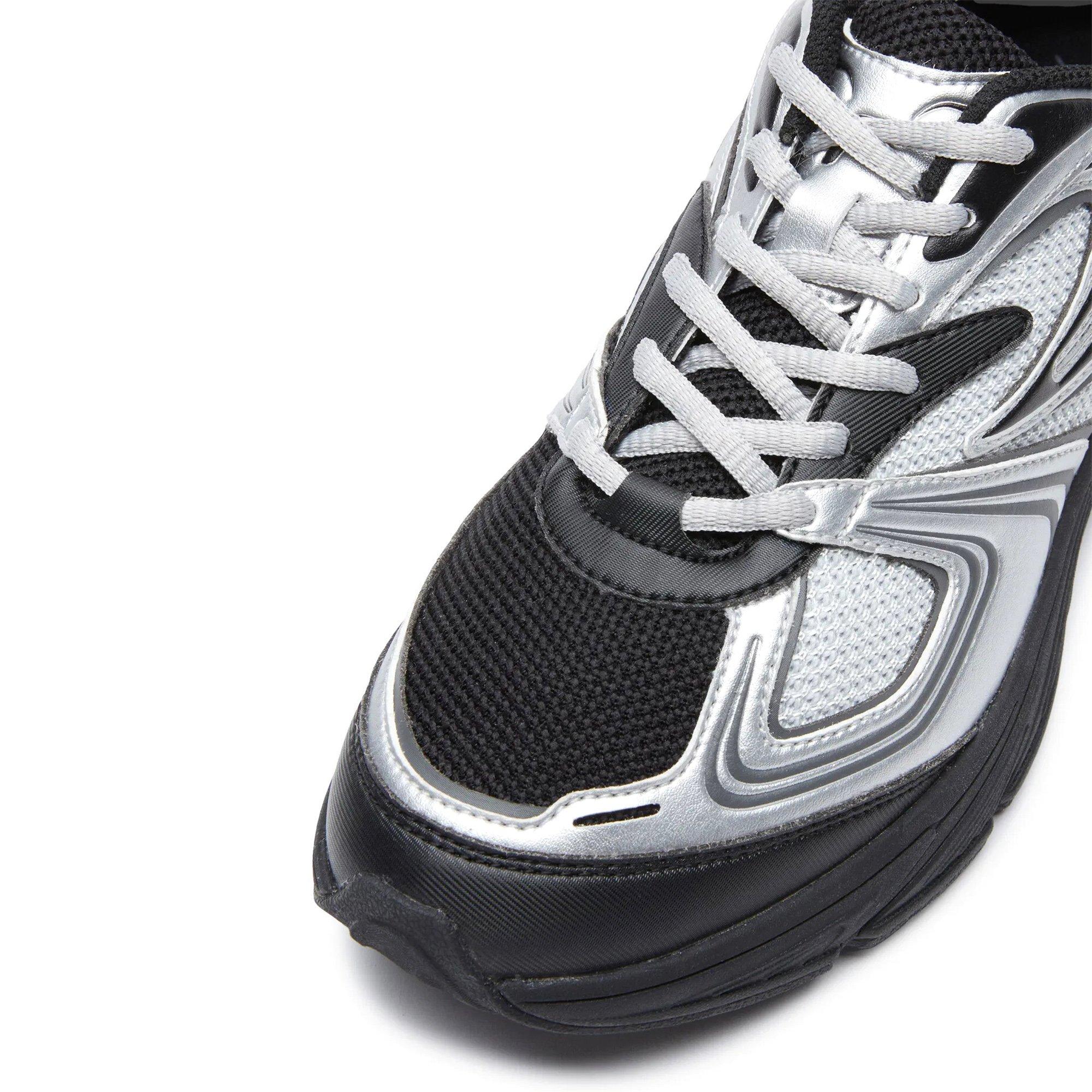 BLK/BLK/SIL - Fila - Interun Womens Trainers - 7