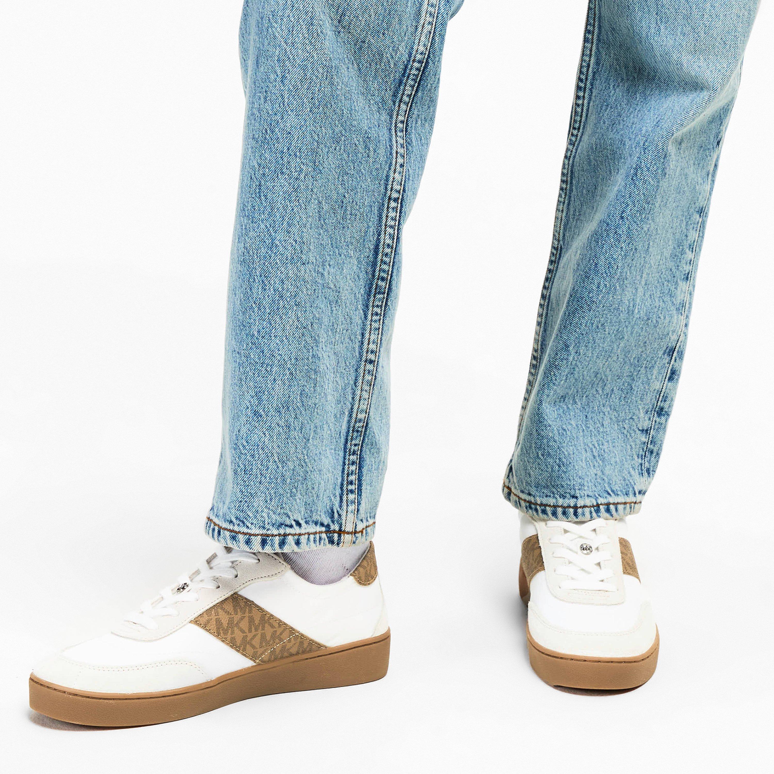 White/Husk - MICHAEL Michael Kors - MMK Kaycee Lace up Ld54 - 3