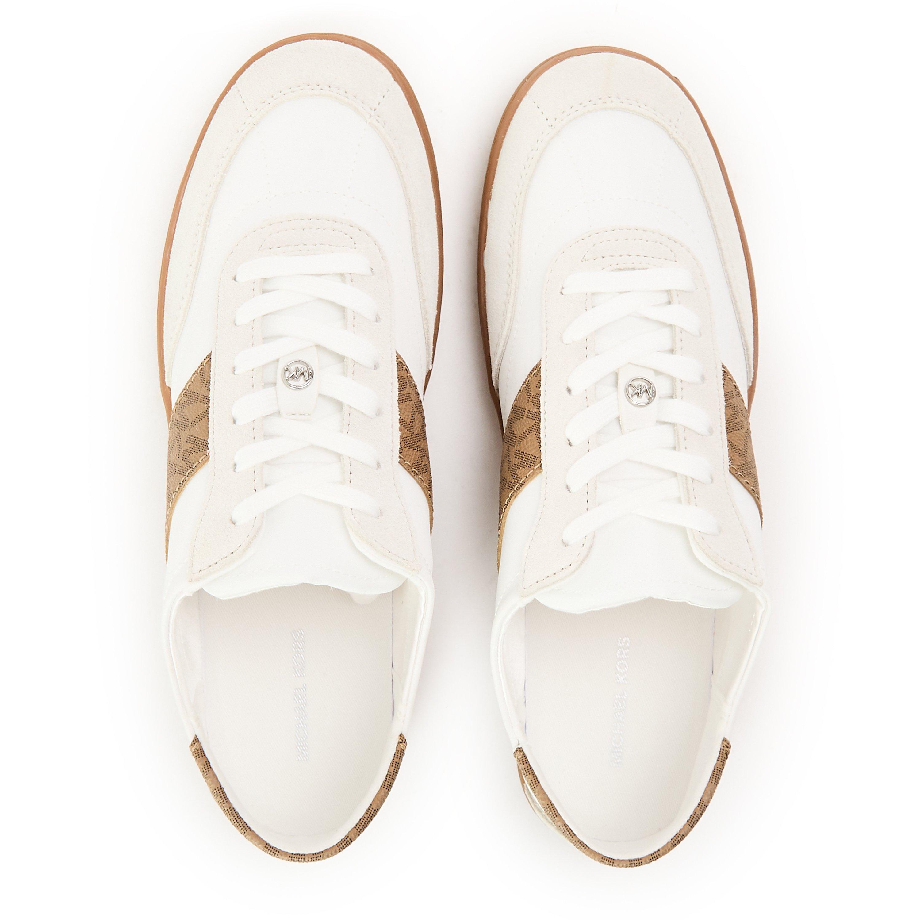 White/Husk - MICHAEL Michael Kors - MMK Kaycee Lace up Ld54 - 5
