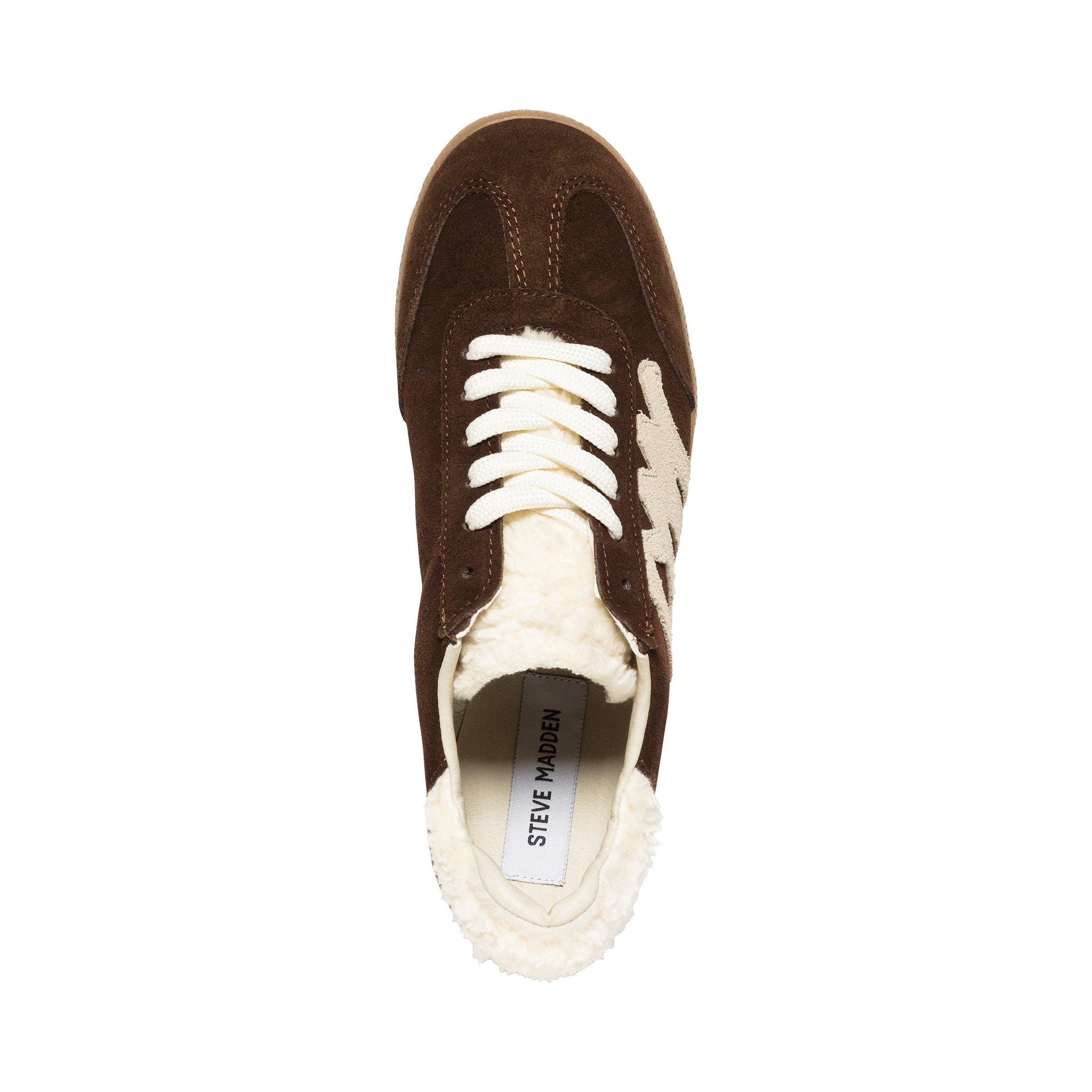 Dark Brown - Steve Madden - Women's Elora Low-Top Trainers - 6