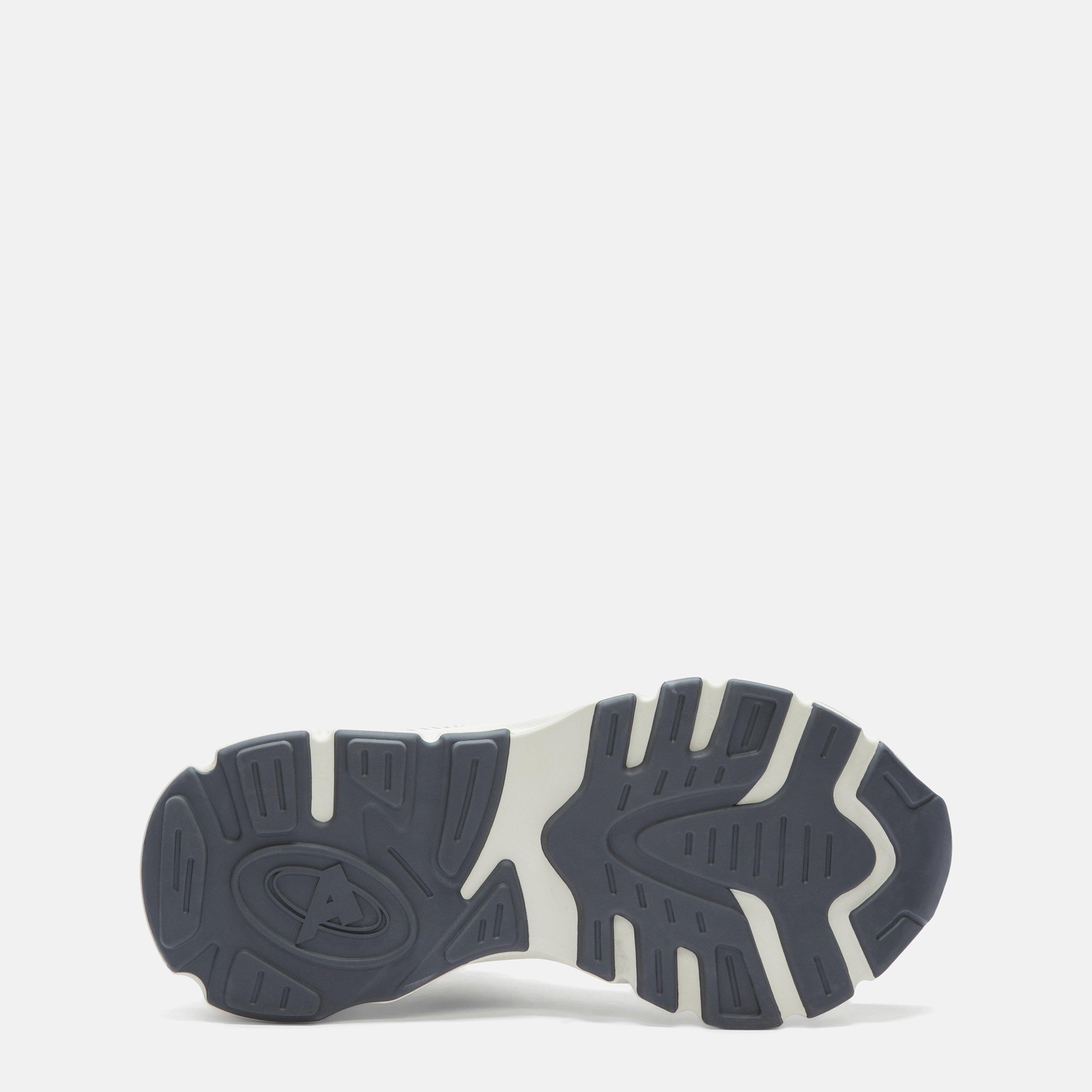 Beige/Dark Grey - Axel Arigato - Women's Marathon Leather And Mesh Trainers - 6