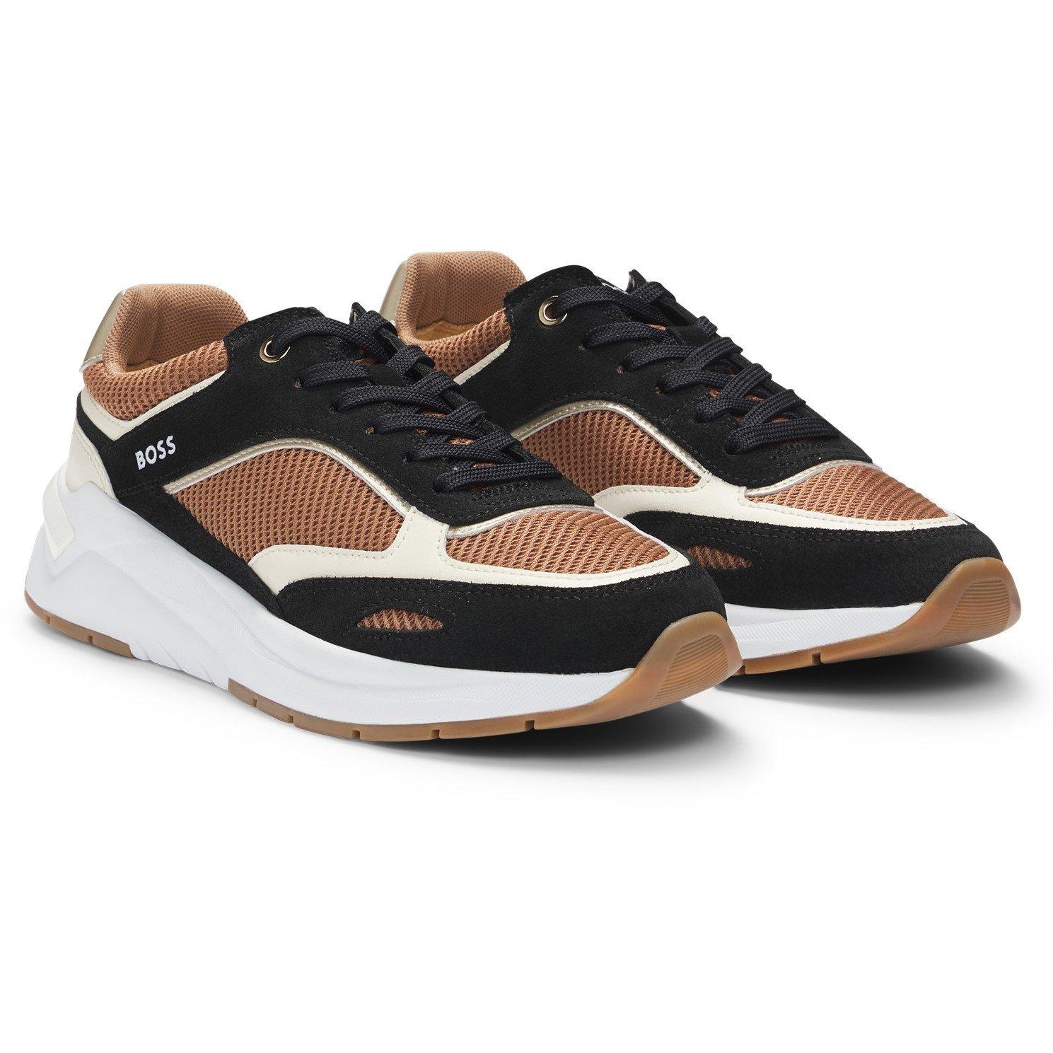 Medium Beige - Boss - Women's Skylar Low-Top Trainers - 1