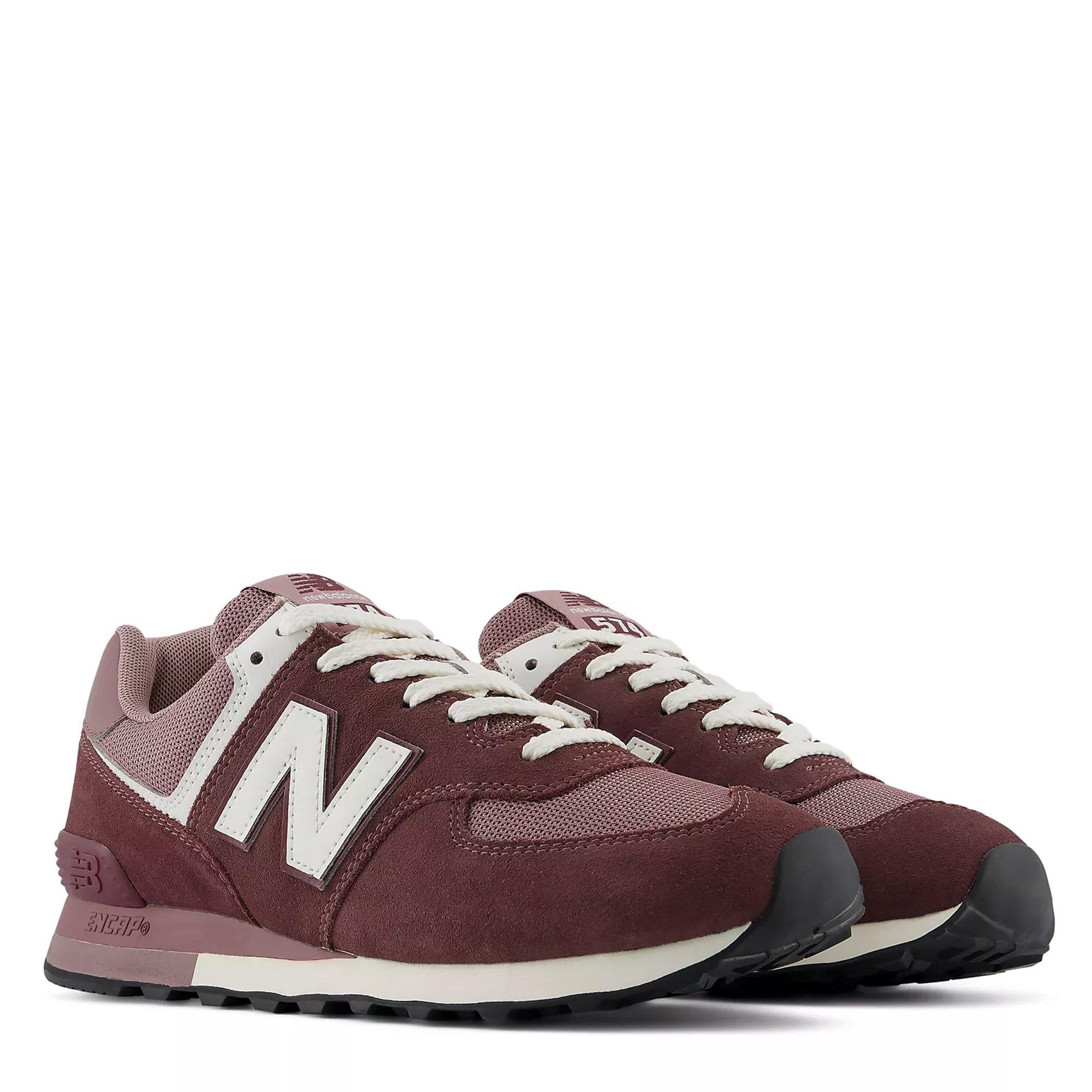 PEBBLE/M.WINE - New Balance - 574 Womens Shoes - 5