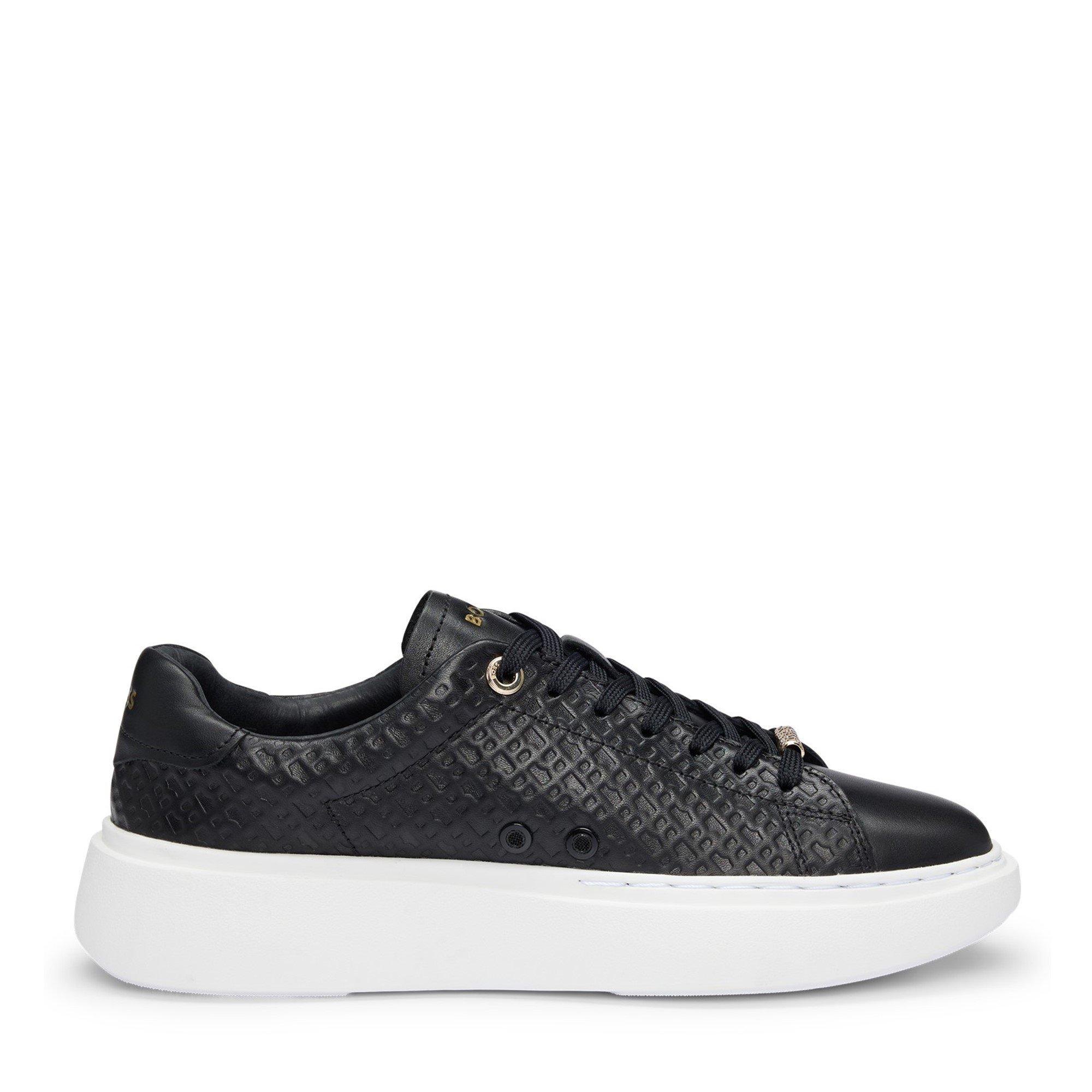 Black - Boss - Women's Amber Tenn Hflt Low-Top Trainers - 1