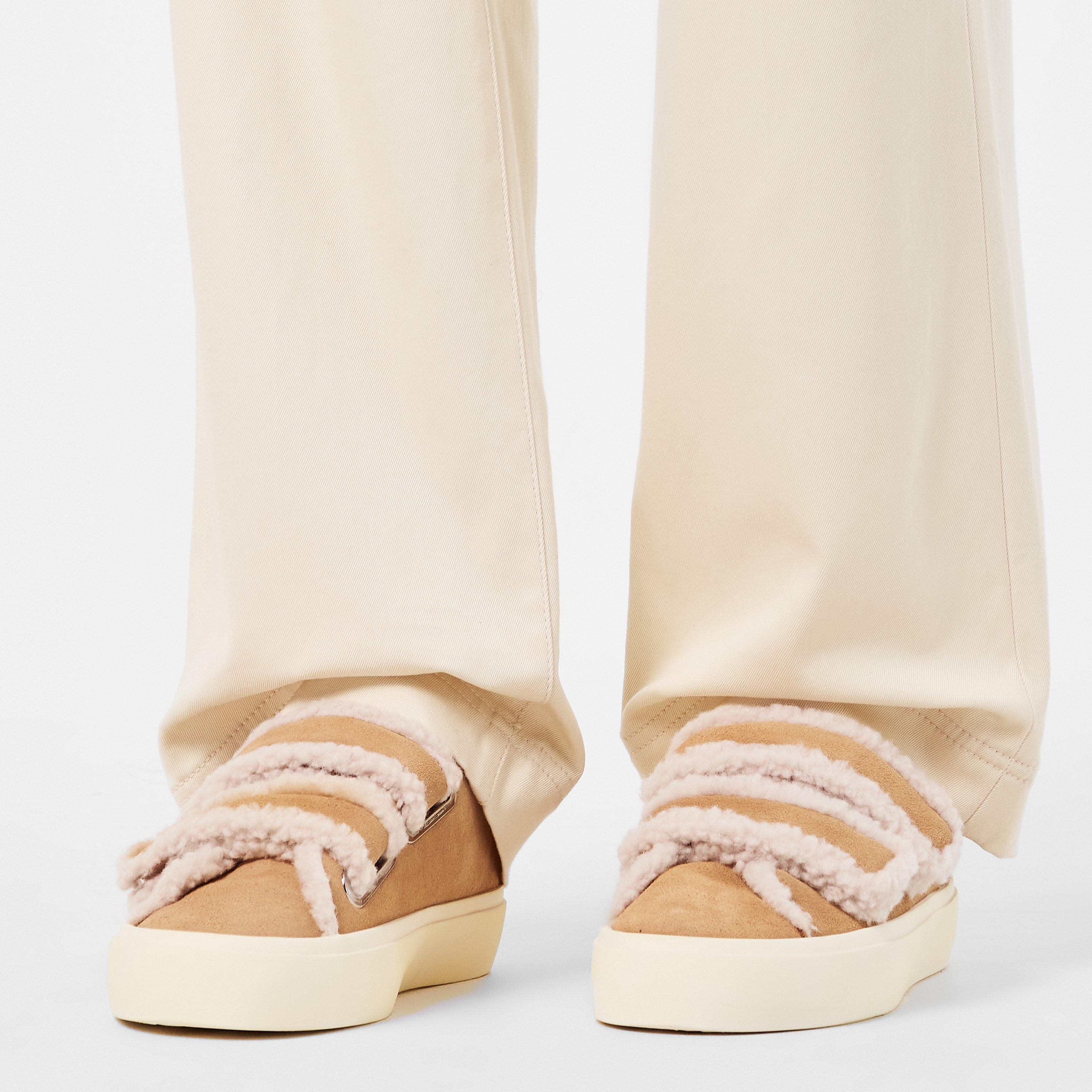 Beige - Inuikii - Women's Velcro Low-Top Trainers - 3