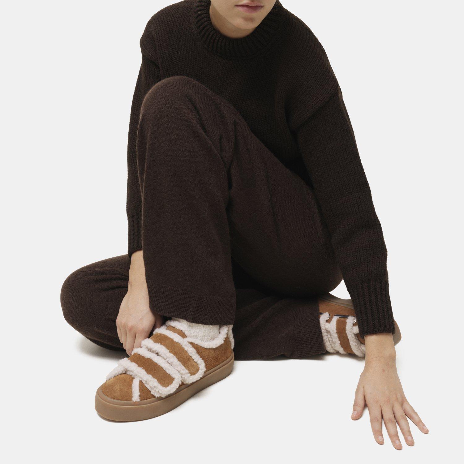 Brown - Inuikii - Women's Velcro Low-Top Trainers - 5