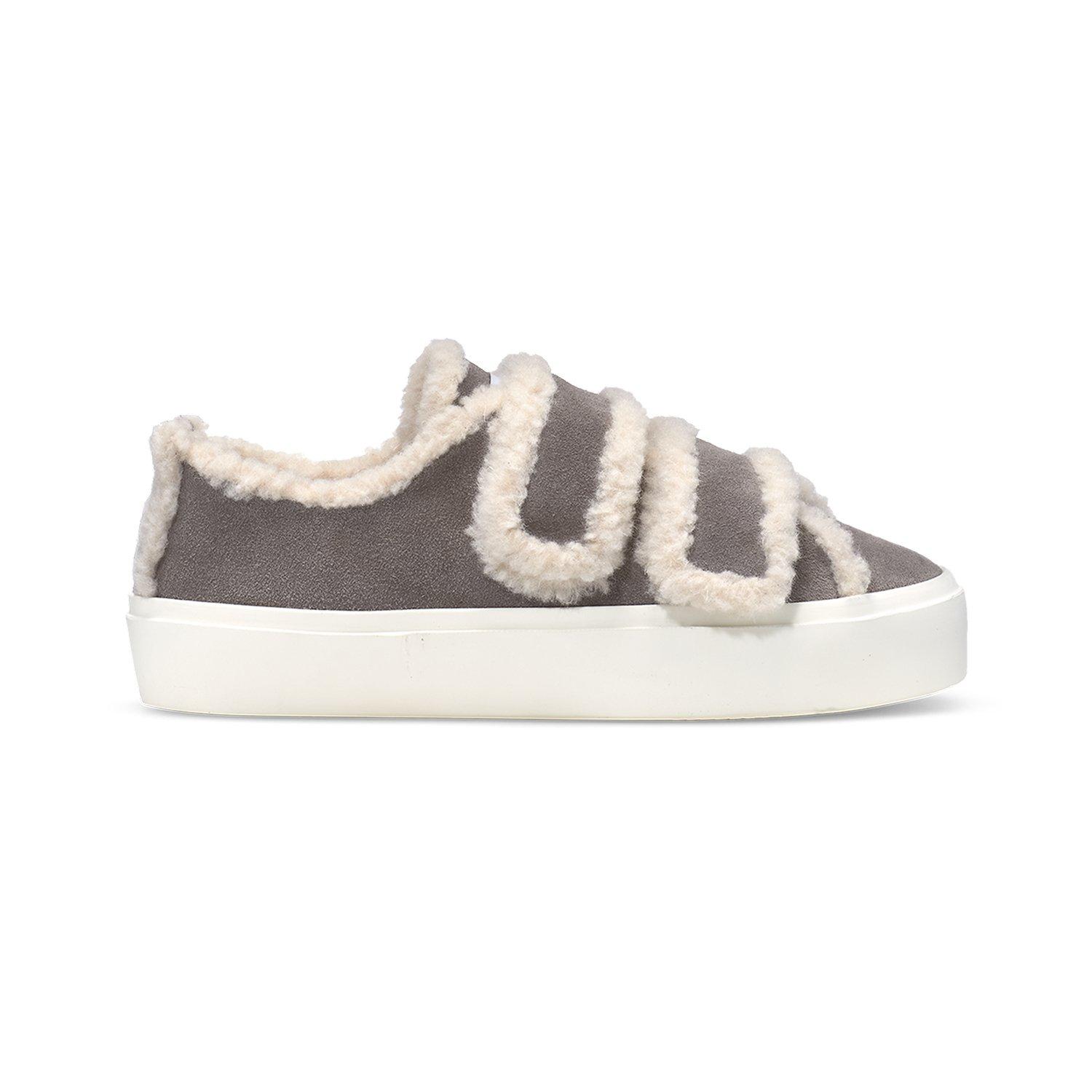 Dark Brown - Inuikii - Women's Velcro Low-Top Trainers - 5