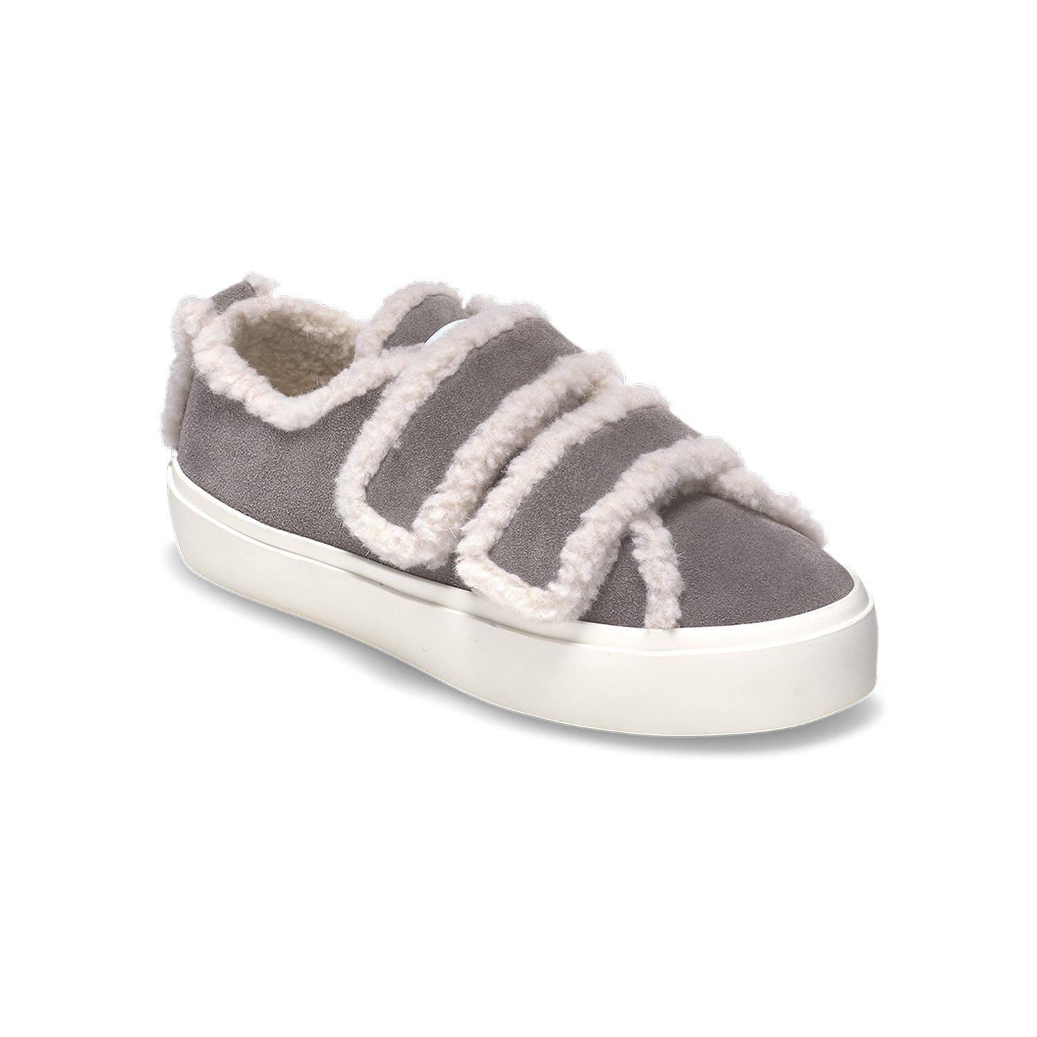Dark Brown - Inuikii - Women's Velcro Low-Top Trainers - 6