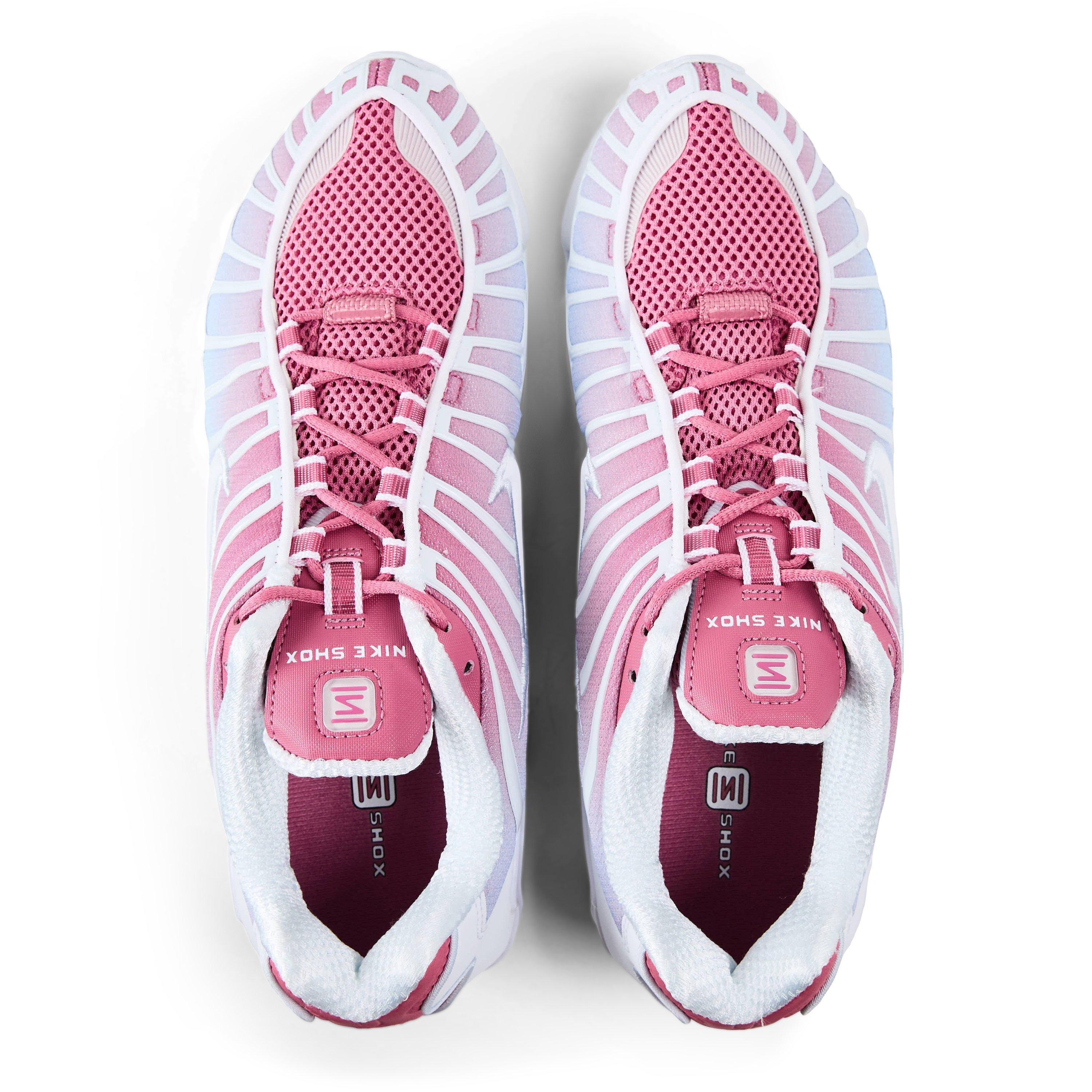 White/Football - Nike - Women's Shox Trainers - 4