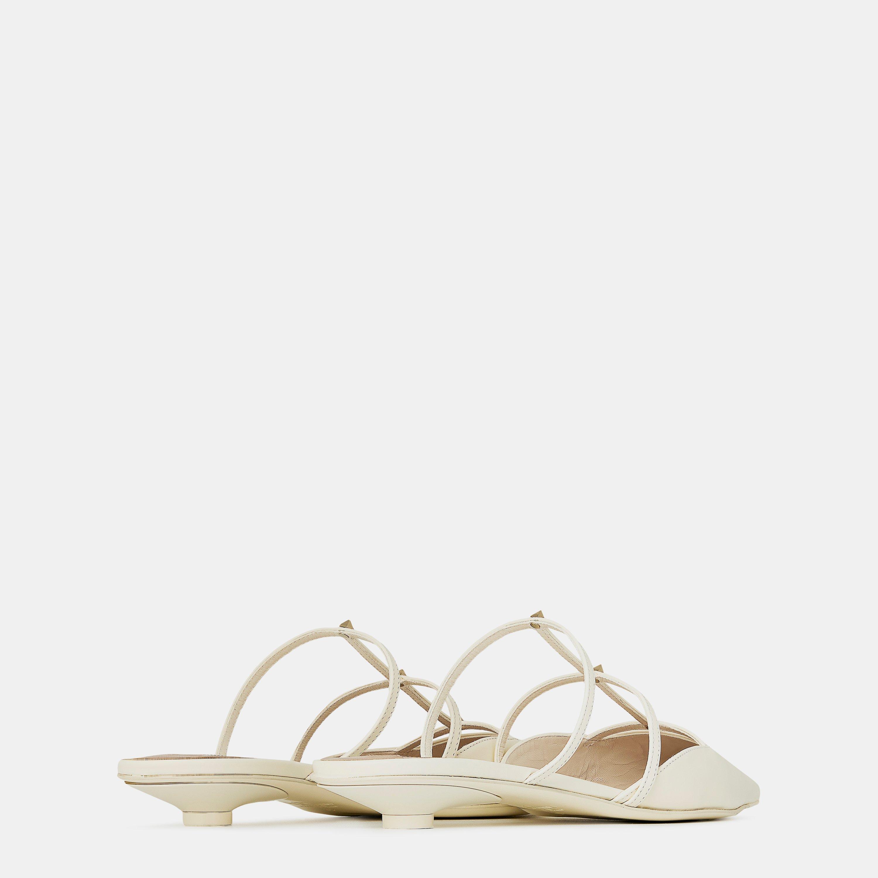 Ivory - Valentino Garavani - Rockstud Wispy Mules - 5