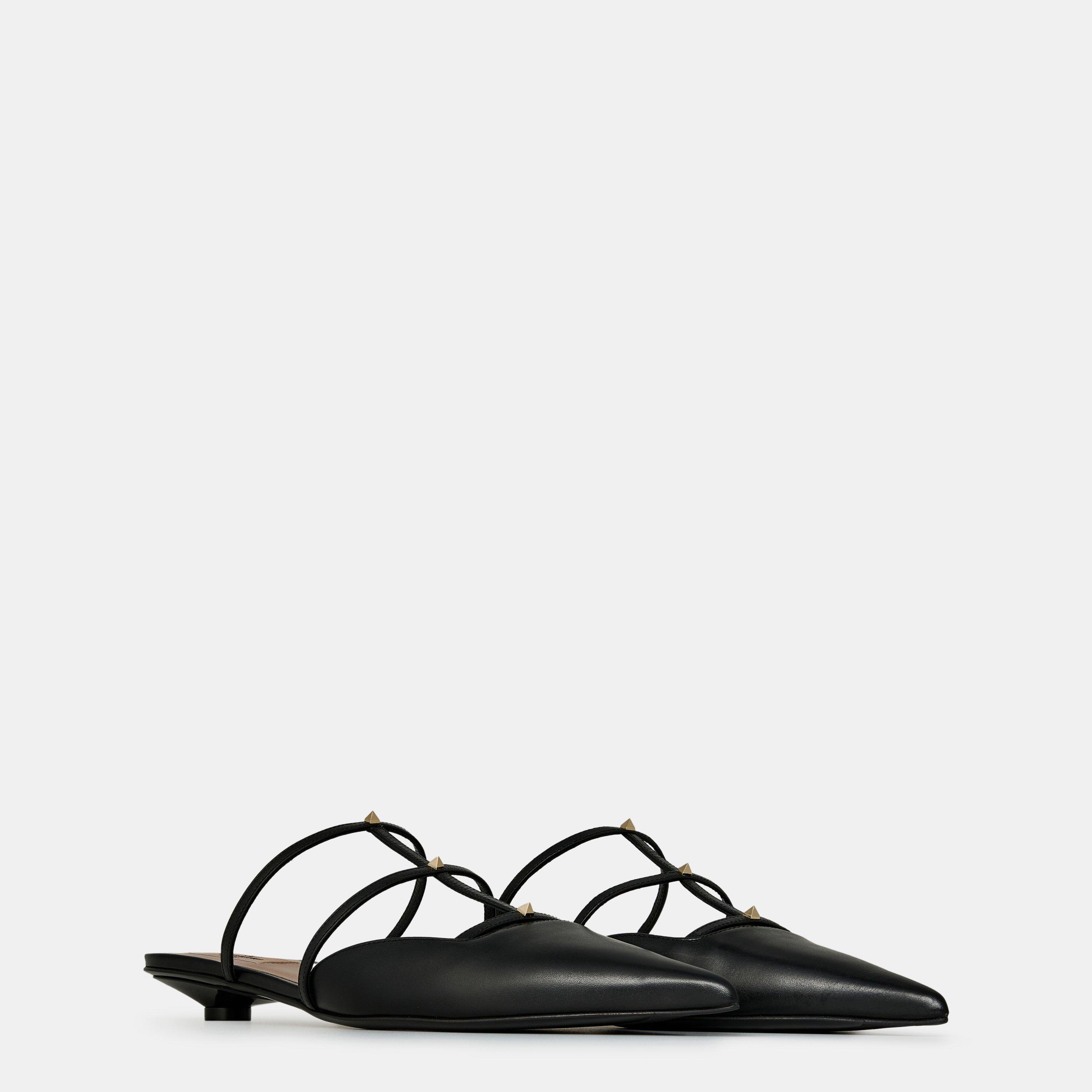 Nero - Valentino Garavani - Rockstud Wispy Mules - 4